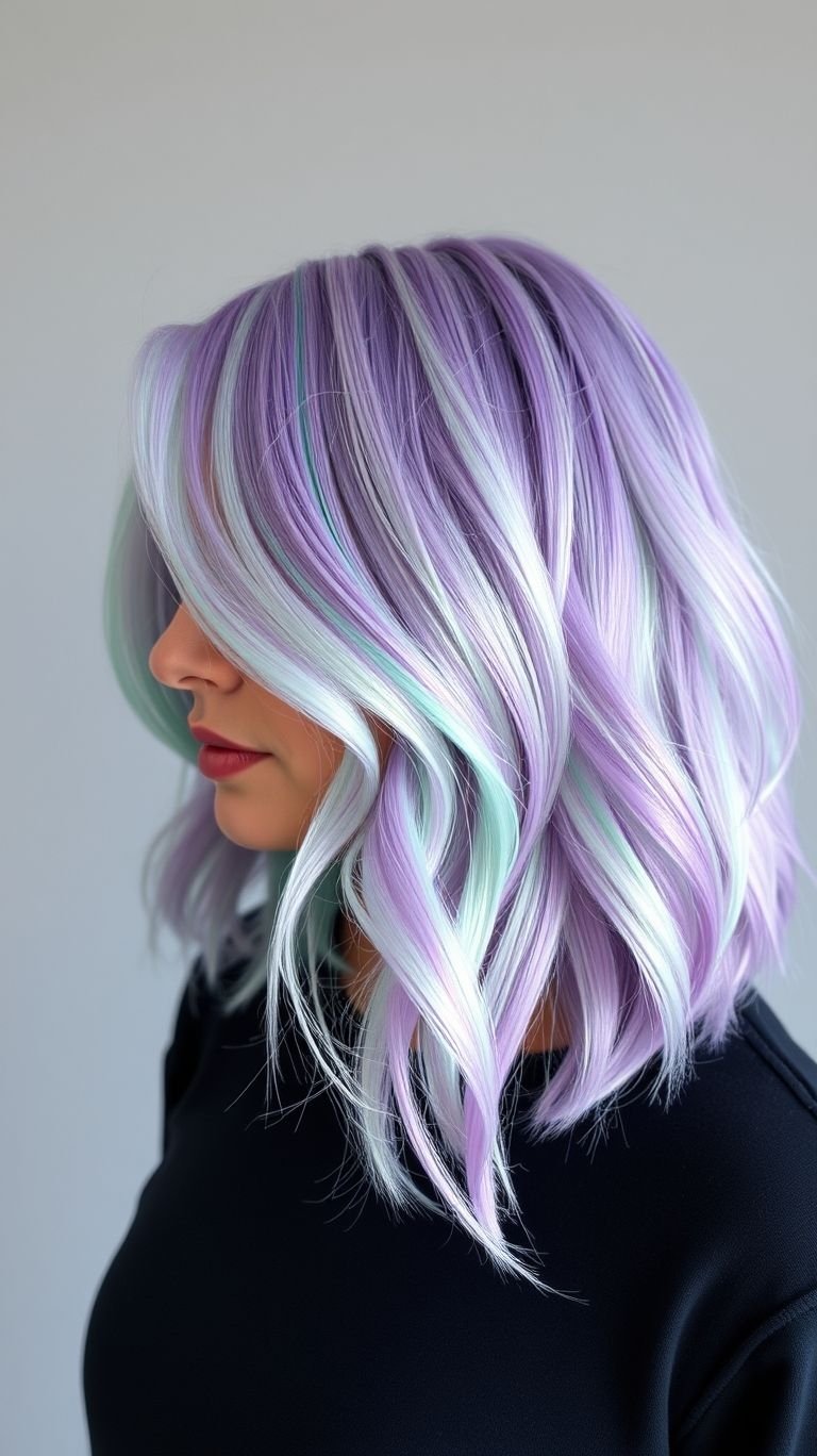 Hair Color Ideas: The Ultimate Guide to a Stunning Transformation | Pocoko Why just visit the ocean when you can literally wear it in your hair? The beautiful blend of blues, greens, and purples in these looks are stunning Hair Color Ideas that perfectly capture the enchanting magic of the deep sea.