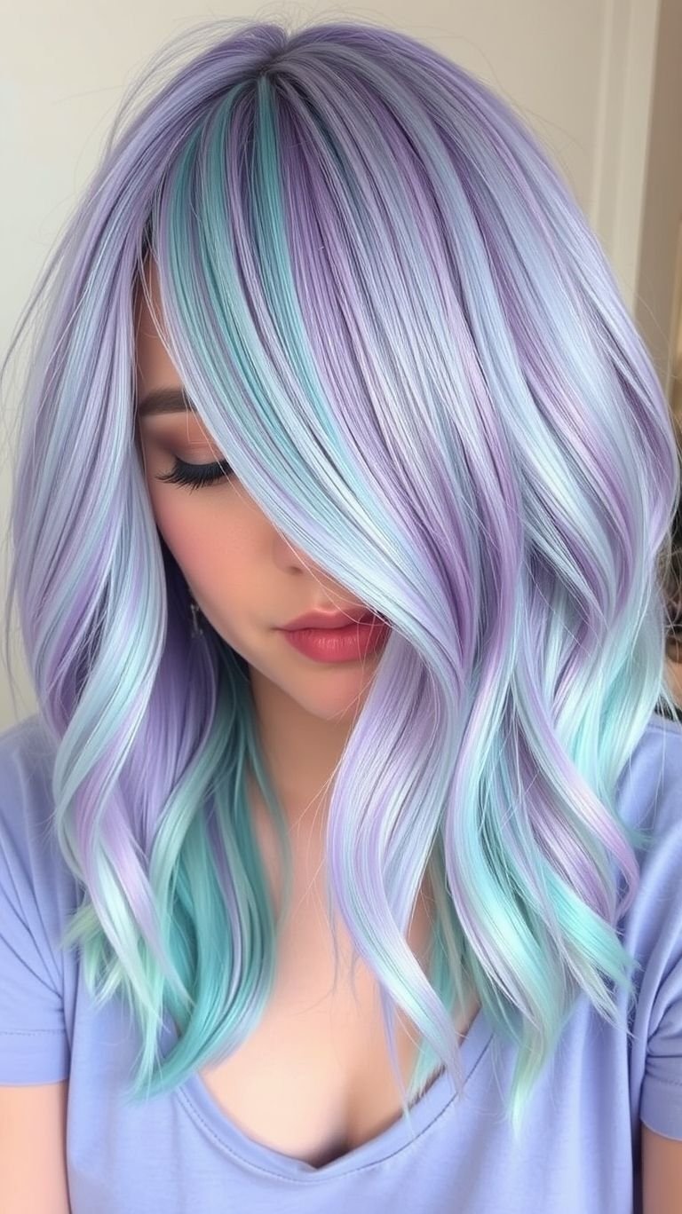 Hair Color Ideas: The Ultimate Guide to a Stunning Transformation | Pocoko This isn't just hair dye; this is a true masterpiece of color theory. The way these aquatic shades are perfectly melted together makes for some of the most artistic and breathtaking Hair Color Ideas we have ever seen.