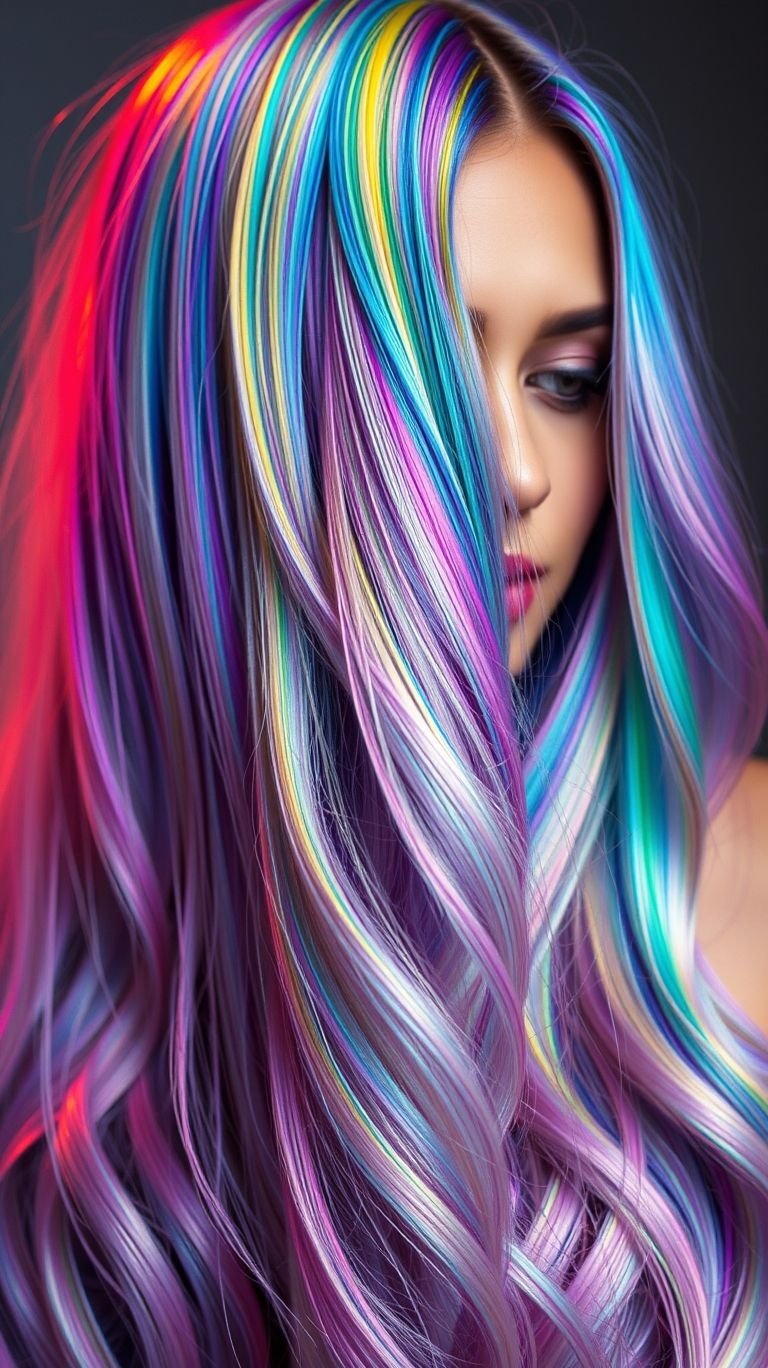Hair Color Ideas: The Ultimate Guide to a Stunning Transformation | Pocoko Want to be utterly unforgettable? These neon rainbow looks are the kind of Hair Color Ideas that basically turn you into a beautiful, walking highlighter. Subtlety is officially overrated and we're here for it.