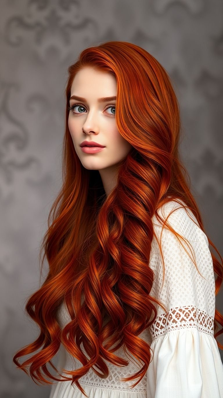 Hair Color Ideas: The Ultimate Guide to a Stunning Transformation | Pocoko Thinking about finally going red but feeling a little scared to take the plunge? A rich auburn is the perfect gateway, offering beautiful and approachable Hair Color Ideas for your first foray into red.