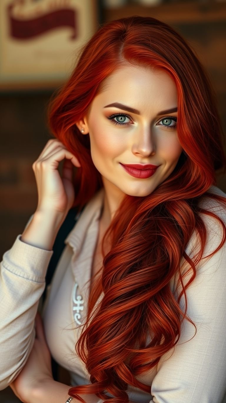 Hair Color Ideas: The Ultimate Guide to a Stunning Transformation | Pocoko This color is the very definition of quiet, unshakable confidence. Rich auburn is one of those powerful Hair Color Ideas that makes a huge statement without ever having to shout.