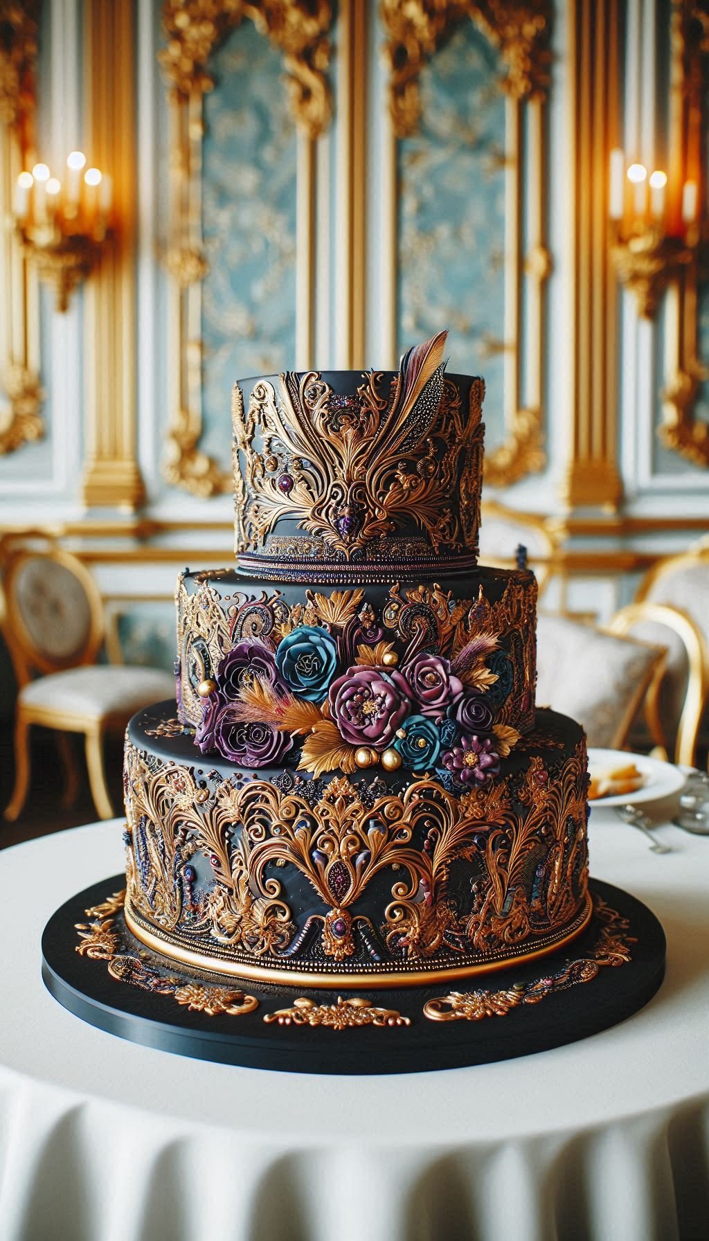 Wedding trends come and go, but this level of elegance is forever. A Royal Scrolls wedding cake is a timeless masterpiece that will look just as stunning in your wedding photos fifty years from now as it does today. It’s a truly classic and sophisticated choice.
