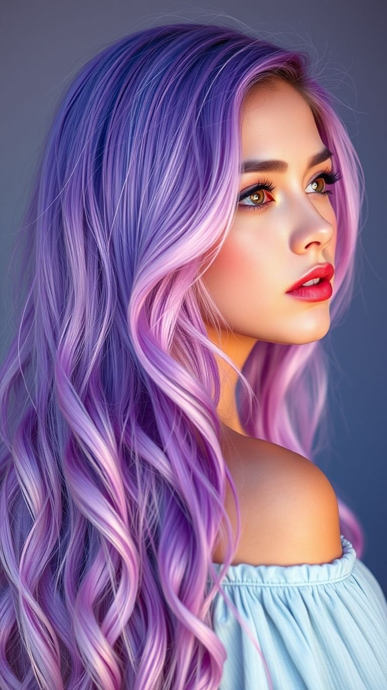 Hair Color Ideas: The Ultimate Guide to a Stunning Transformation | Pocoko Want to make a statement without being too loud about it? The smoky root softly grounds the vibrant lavender, creating elegant Hair Color Ideas that are both eye-catching and beautifully understated.