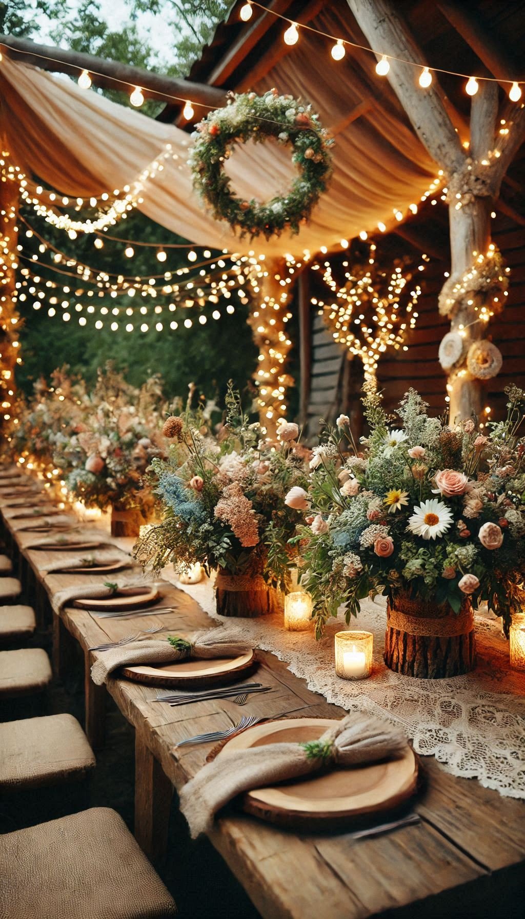 Table arrangements that bloom with intention. These wedding ideas are rustic, radiant, and ridiculously photogenic.