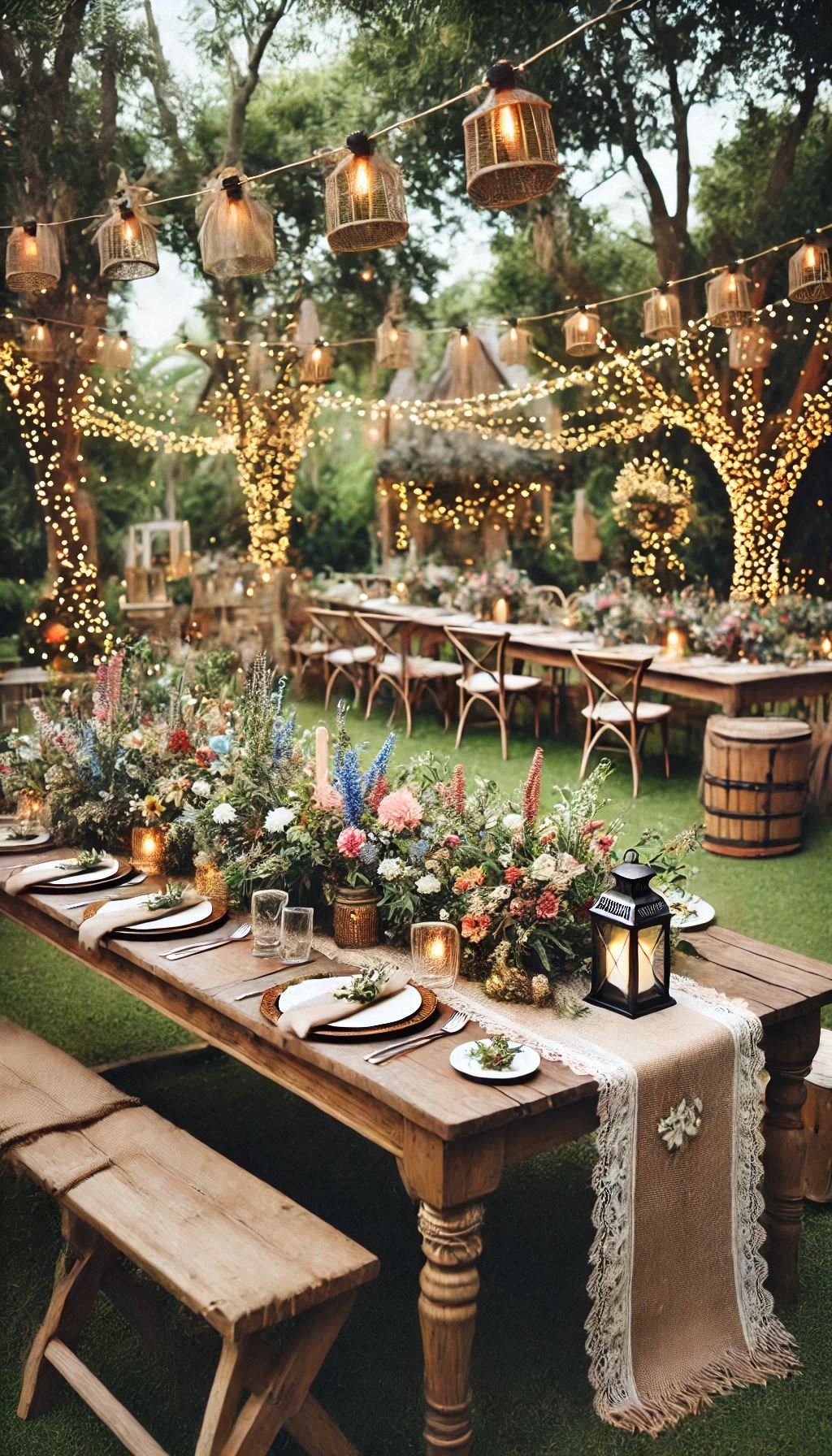 From wild blooms to vintage plates, these wedding ideas make your tables the talk of the celebration.