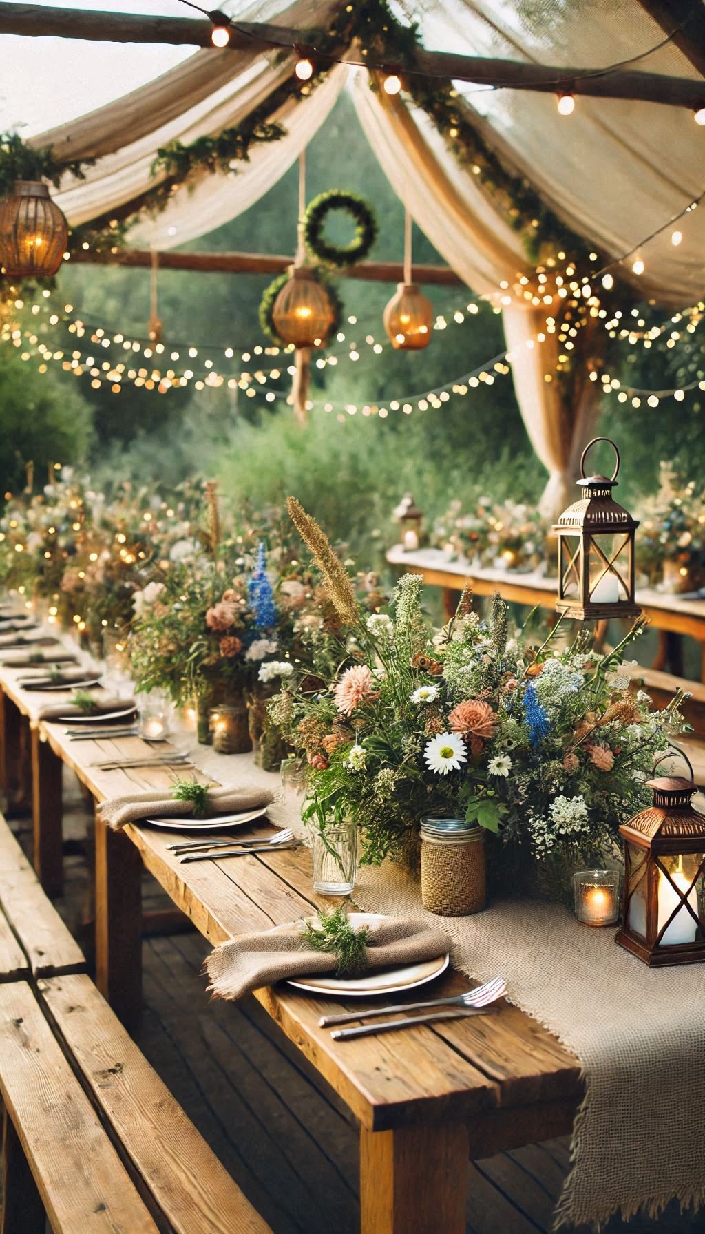 These wedding ideas prove that a well-set table is half the celebration. Rustic blooms and curated dishes make magic happen.