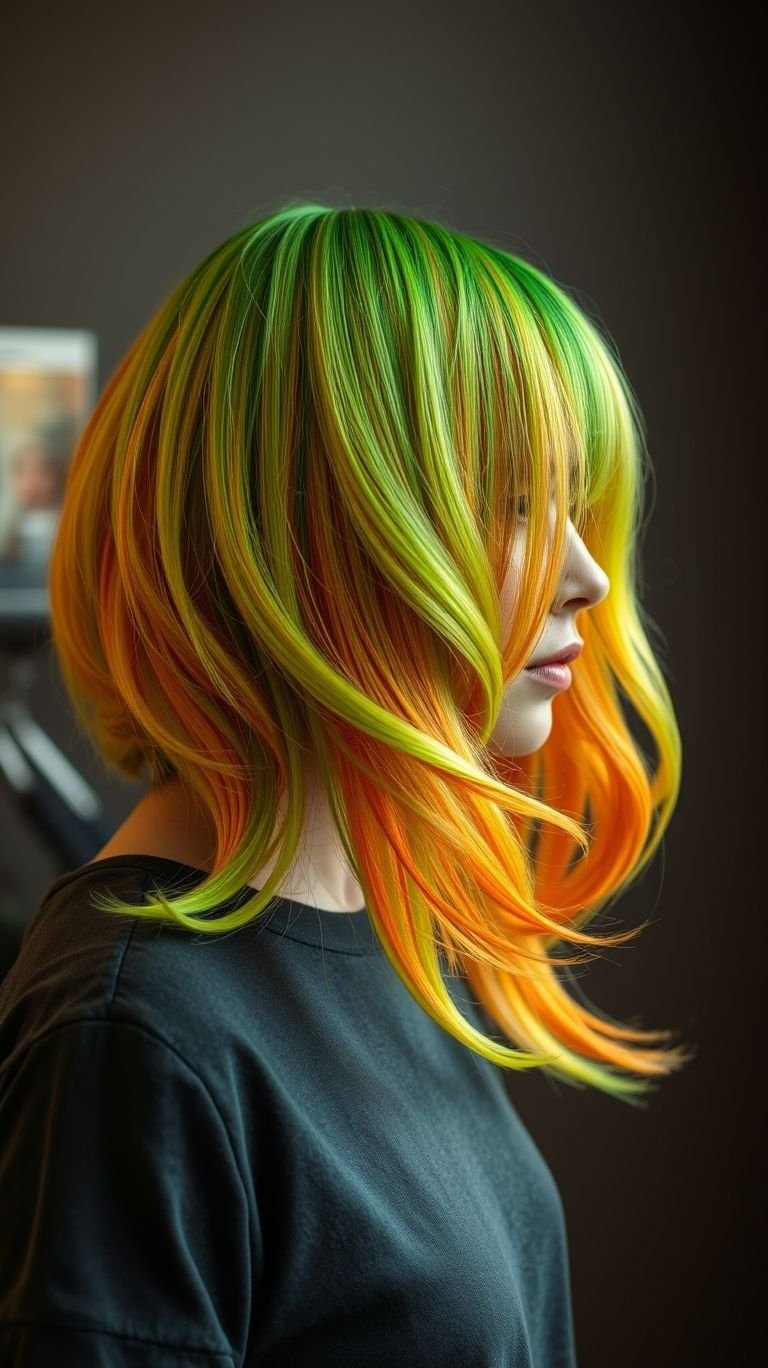 Hair Color Ideas: The Ultimate Guide to a Stunning Transformation | Pocoko Why hang a painting of a beautiful sunset on your wall when you can literally wear it on your head? These stunning blends of pink, orange, and gold are truly artistic Hair Color Ideas that turn your hair into a walking masterpiece.
