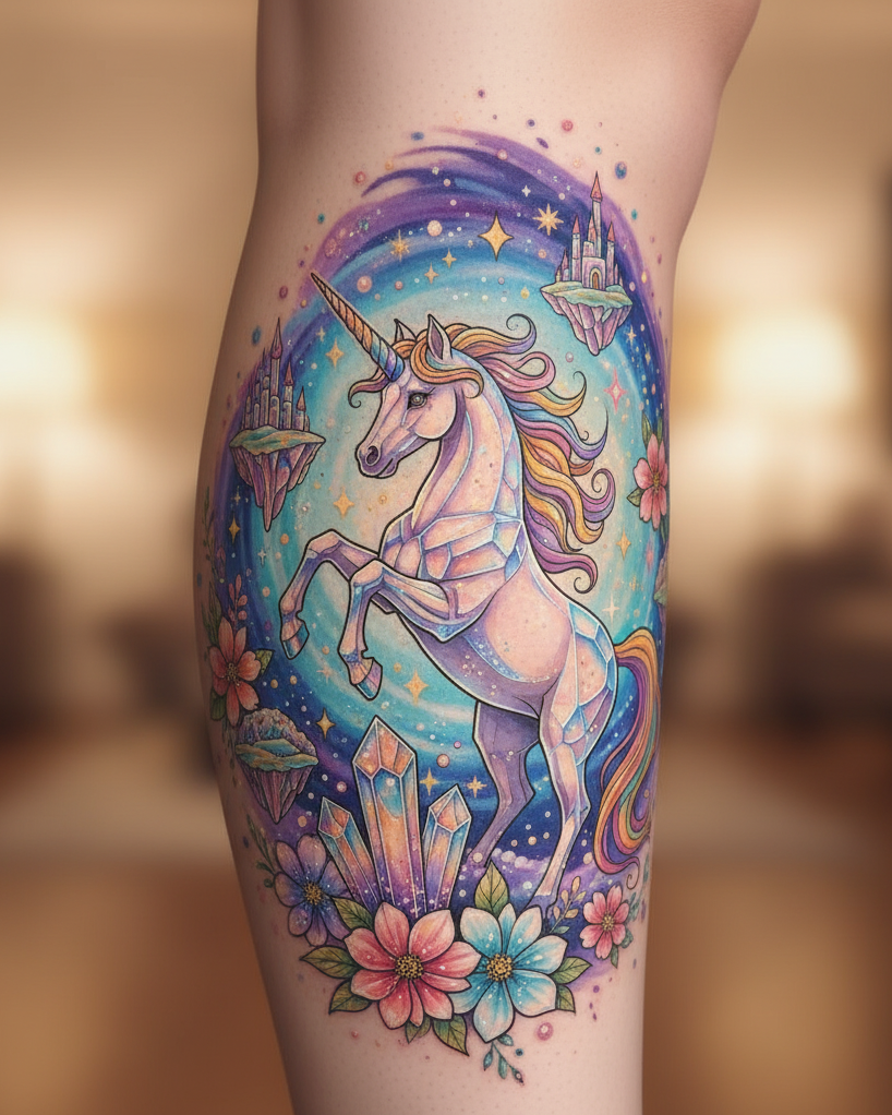 Magical Tattoos for Women: Simple secrets to stunning body art | Pocoko Want a tattoo that’s mythical and meaningful? Unicorns are Magical Tattoos for women who live with wonder and walk with confidence.