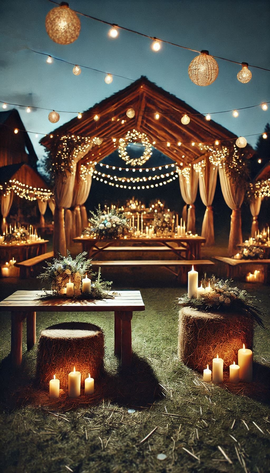 These seating arrangements are rustic without being rough. Wedding decor inspo that’s cozy, curated, and completely charming.