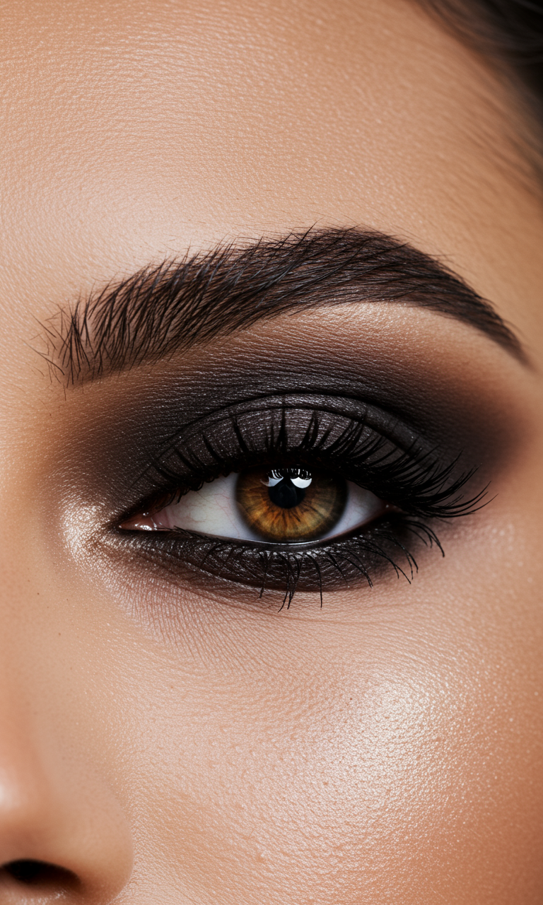 Eye Shadow Looks That Instantly Dazzle | Pocoko Eye Shadow in black is your shortcut to instant drama. It’s sultry, mysterious, and just a little bit rebellious.