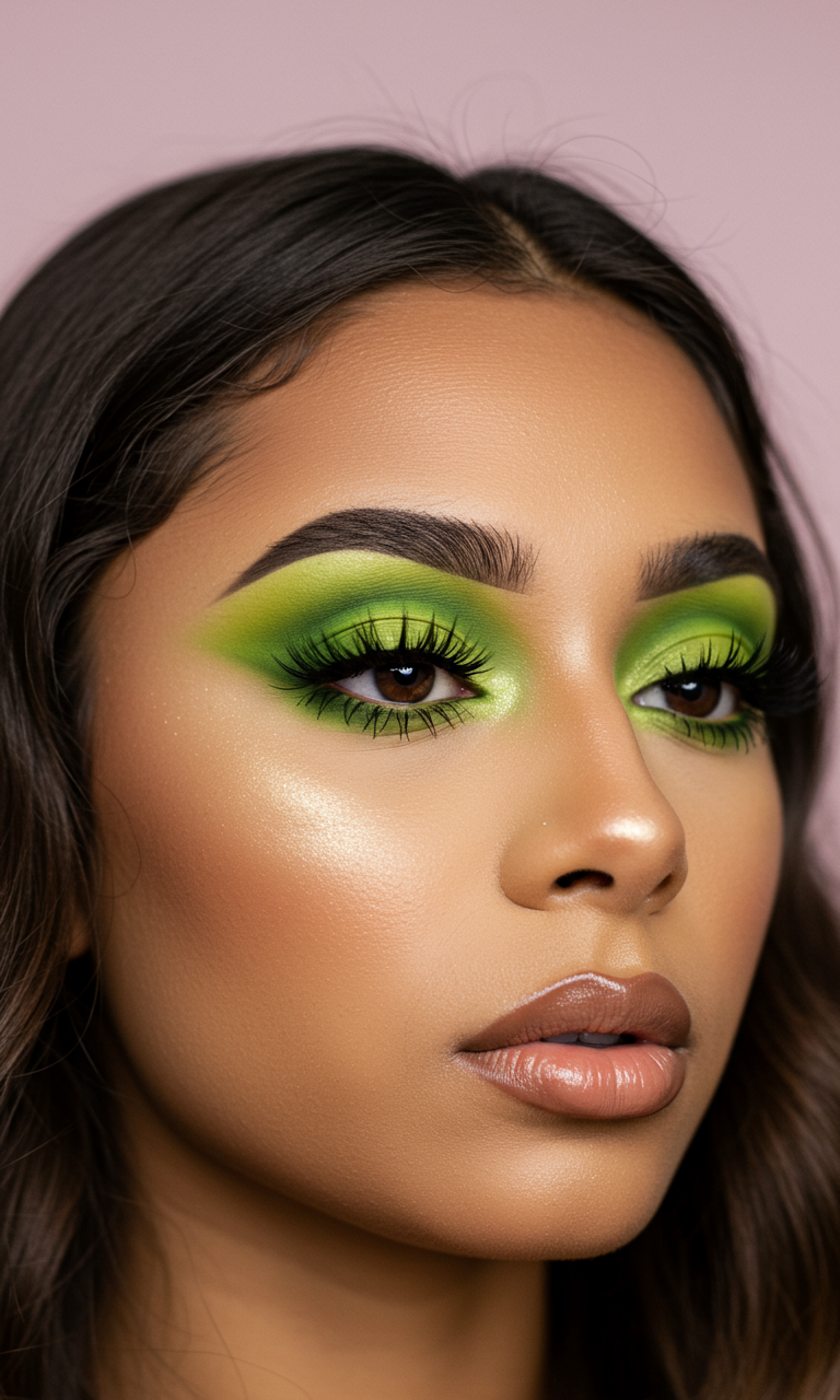 Eye Shadow Looks That Instantly Dazzle | Pocoko Green Eye Shadow is for the ones who love a little edge with their elegance. It’s moody, mesmerizing, and made to be noticed.