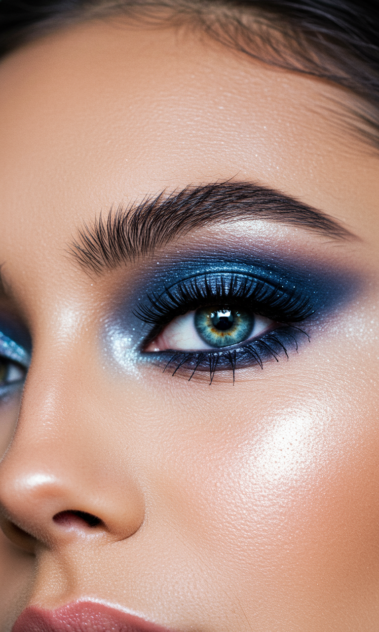 Eye Shadow Looks That Instantly Dazzle | Pocoko When your Eye Shadow is ice blue, expect compliments to come in flurries. It’s fresh, futuristic, and fabulously frosty.