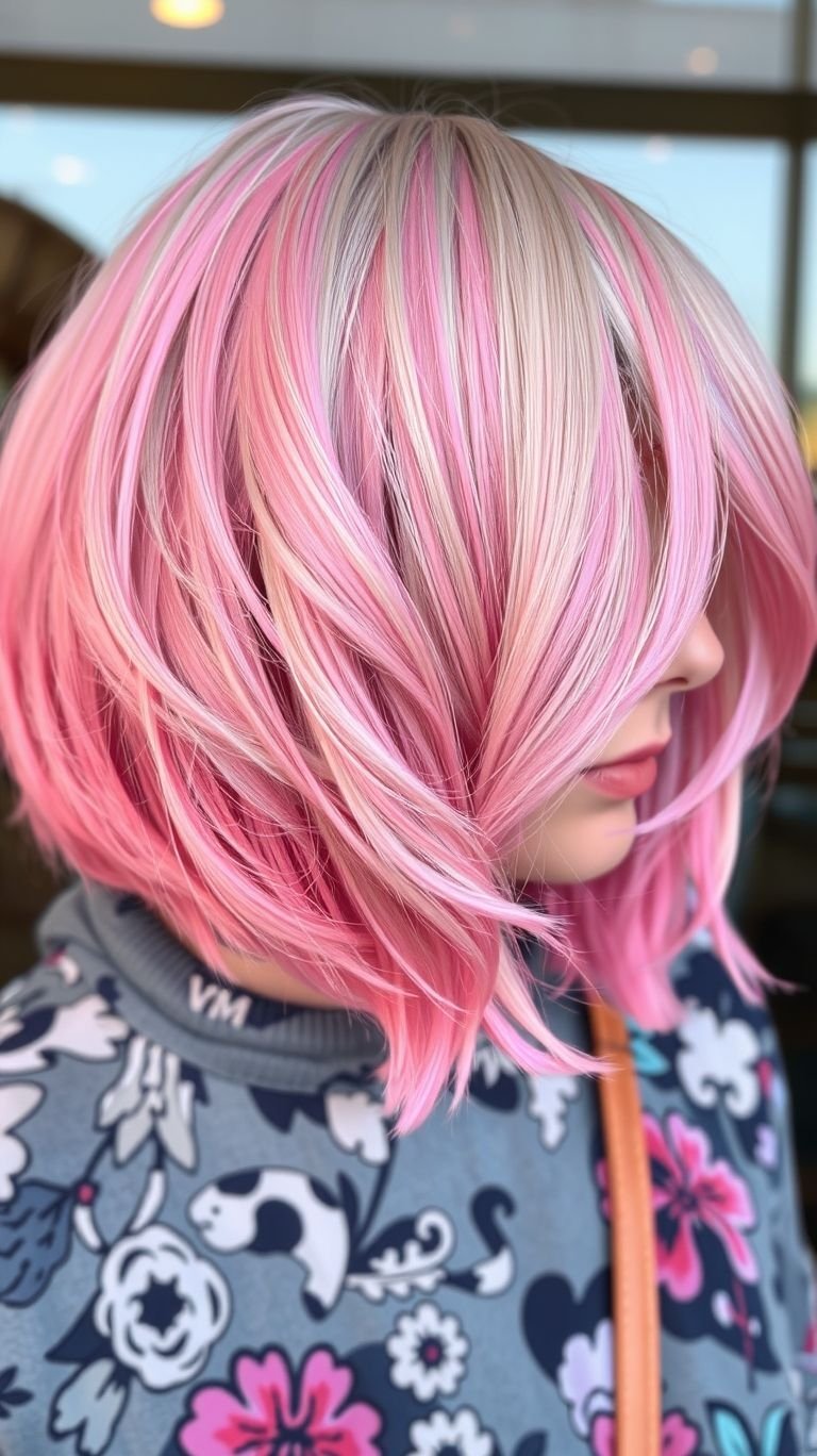These pink ombre with highlights hair color ideas are the secret to making short hair feel fresh, flirty, and totally fabulous.