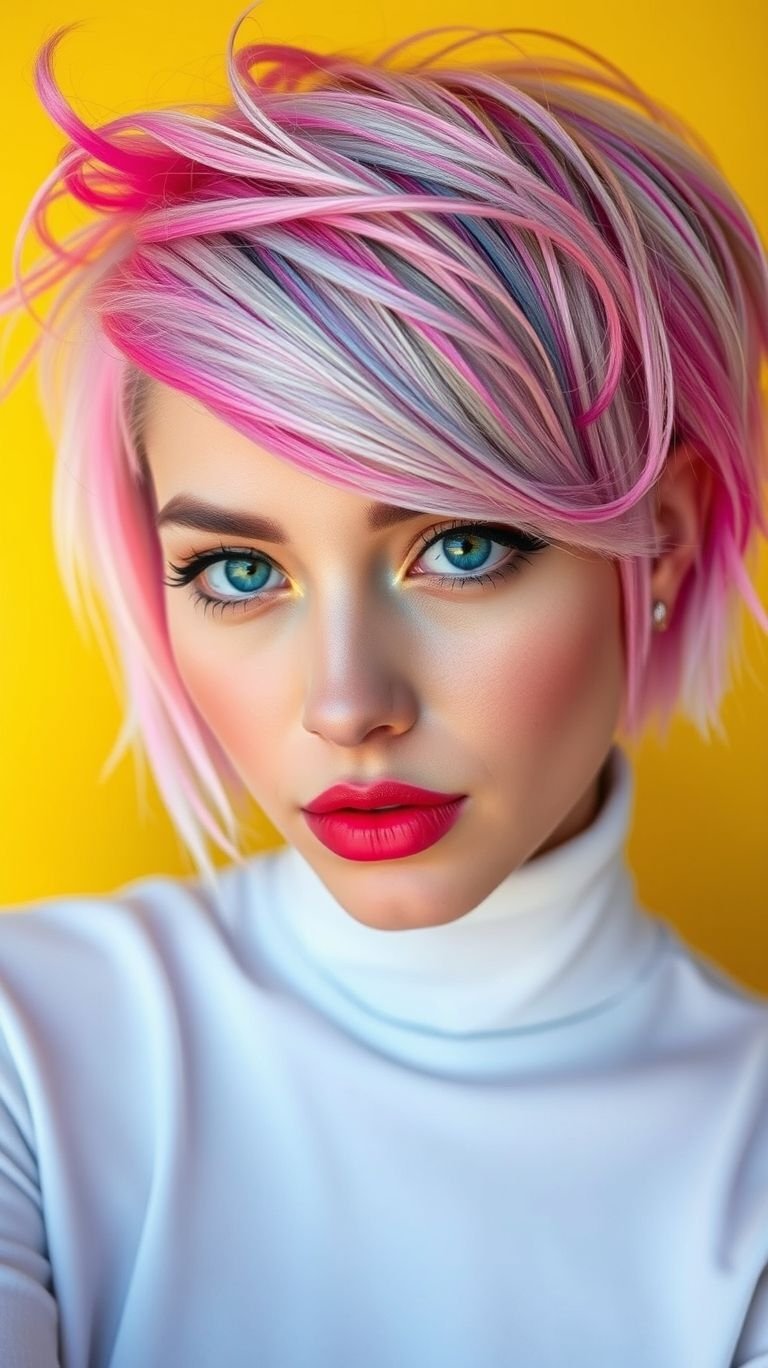 When pink says cute and blue says bold, your hair says “watch me slay.” These hair color ideas are your ticket to a look that’s equal parts fun and fearless.