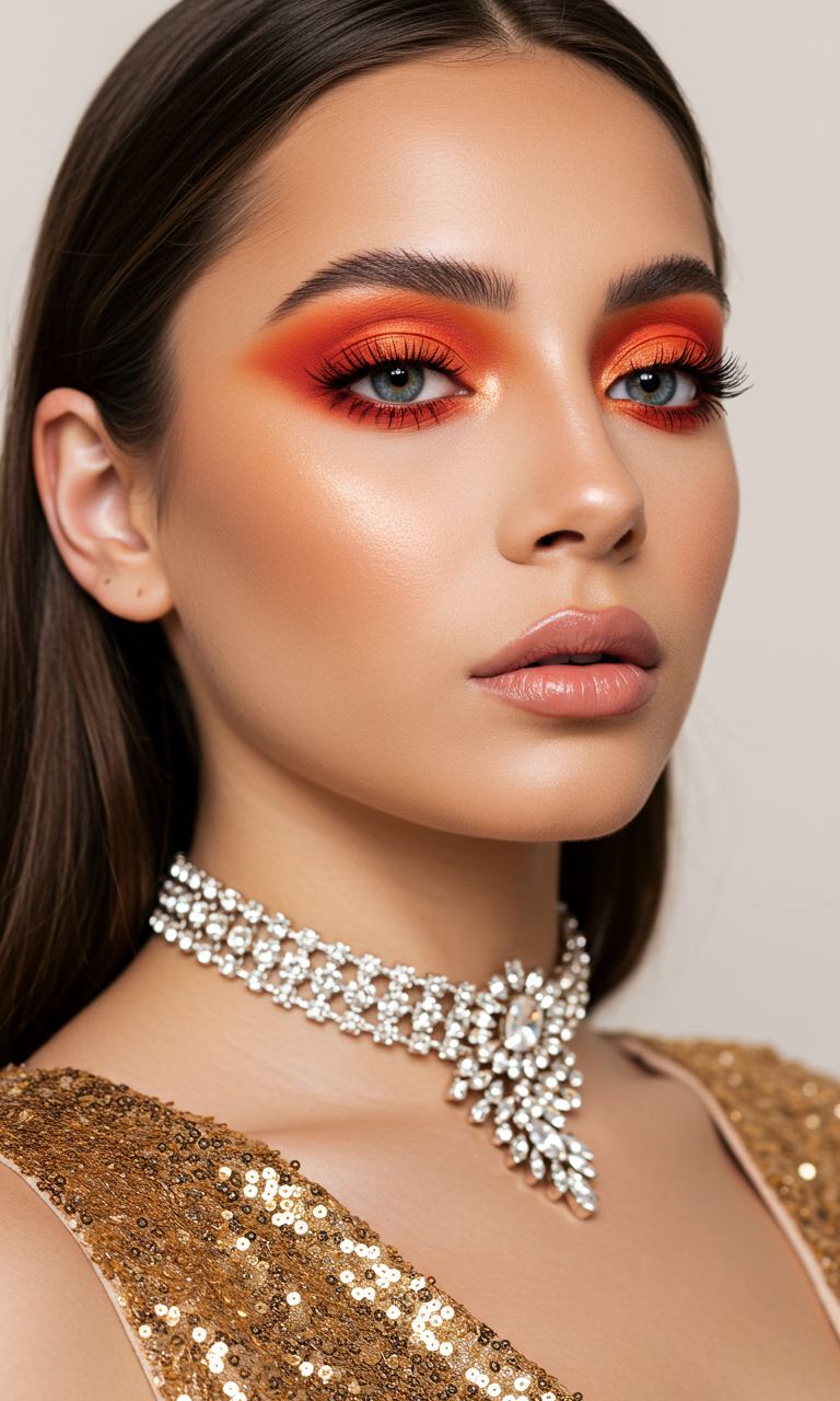 Eye Shadow Looks That Instantly Dazzle | Pocoko Red Eye Shadow is pure fire for your lids—bold, daring, and totally unforgettable. It’s drama in a swipe.