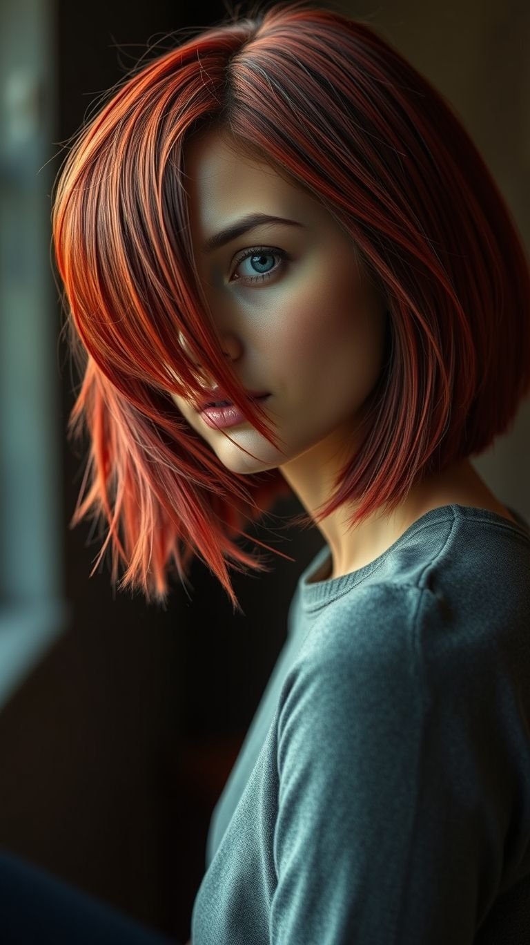 From deep crimson to bright cherry tones, these red hair color ideas will make your short hair the talk of every room you walk into.