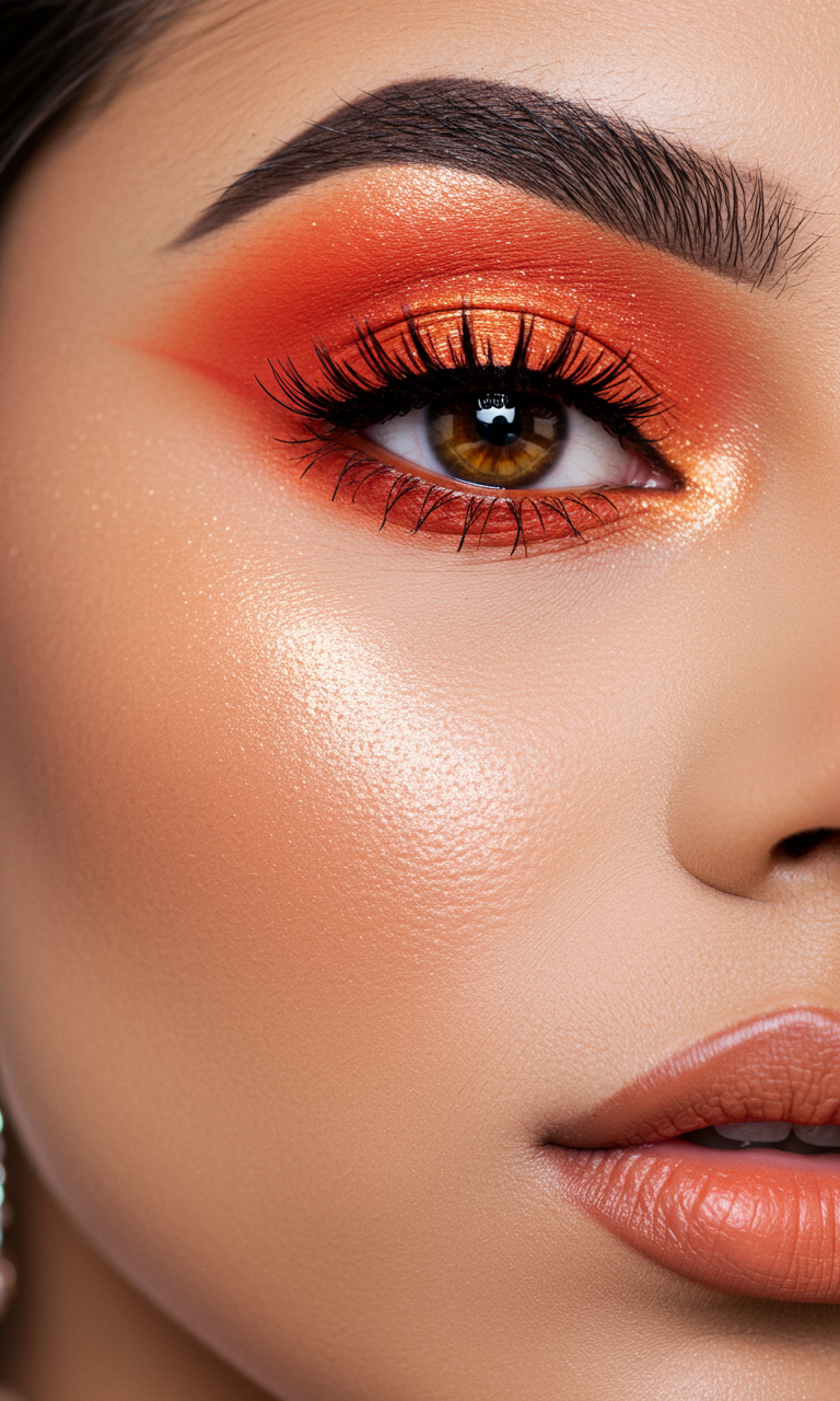 Eye Shadow Looks That Instantly Dazzle | Pocoko Eye Shadow in red isn’t for the faint of heart. It’s for the bold, the brave, and the beautifully rebellious.