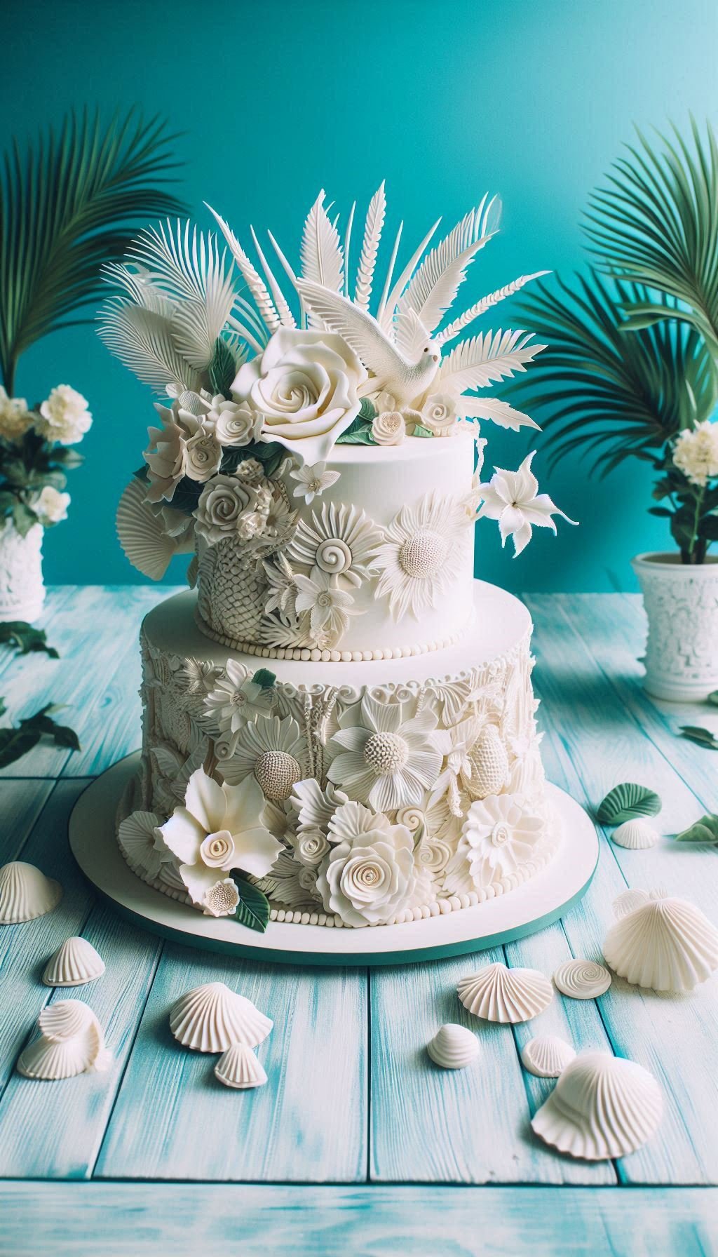 I’m not saying this cake will steal the show, but the bride might have some serious competition. These tropical wedding cake ideas are true showstoppers.