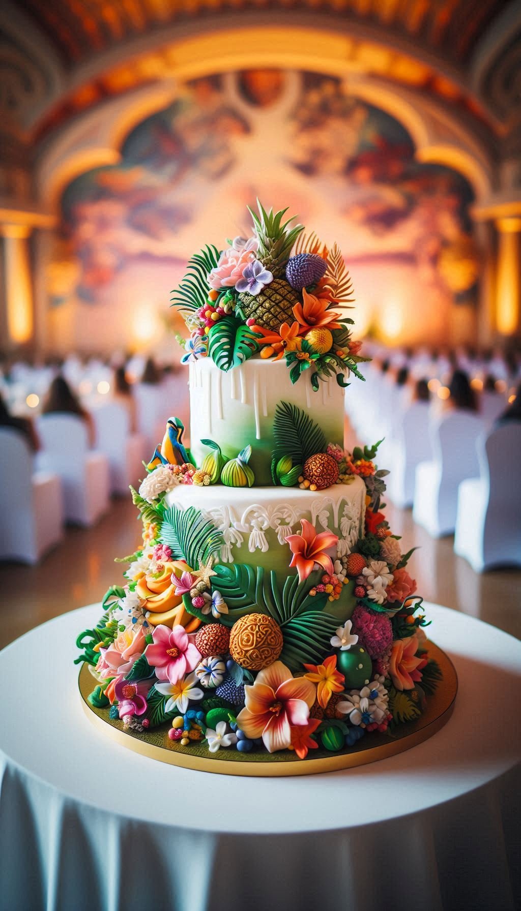 Want your cake to feel like a beach party in bloom? These wedding cake Ideas are the answer.