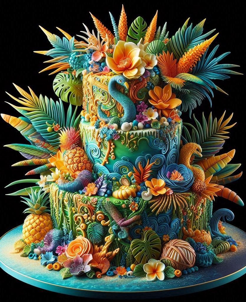 These wedding cake Ideas are tropical, theatrical, and totally unforgettable. Your guests will be talking for days.