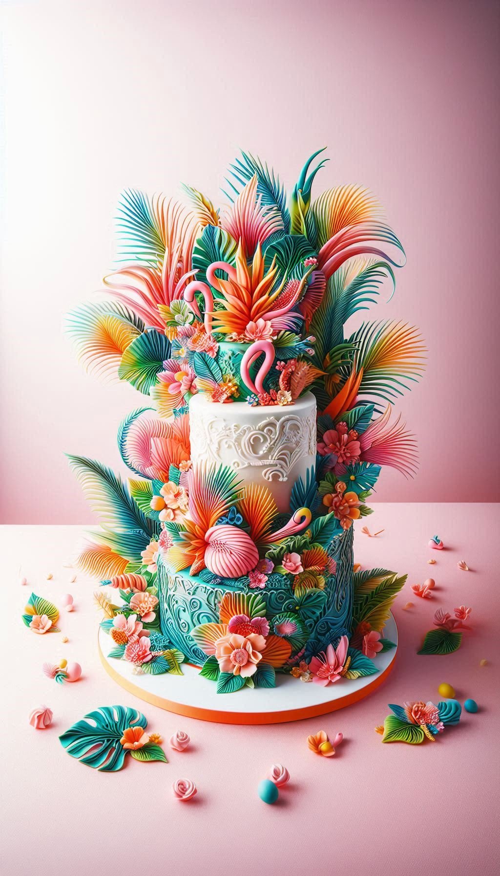 I can almost taste the passionfruit and coconut just from the picture. These wedding cake ideas are a feast for the eyes before they even reach the table.