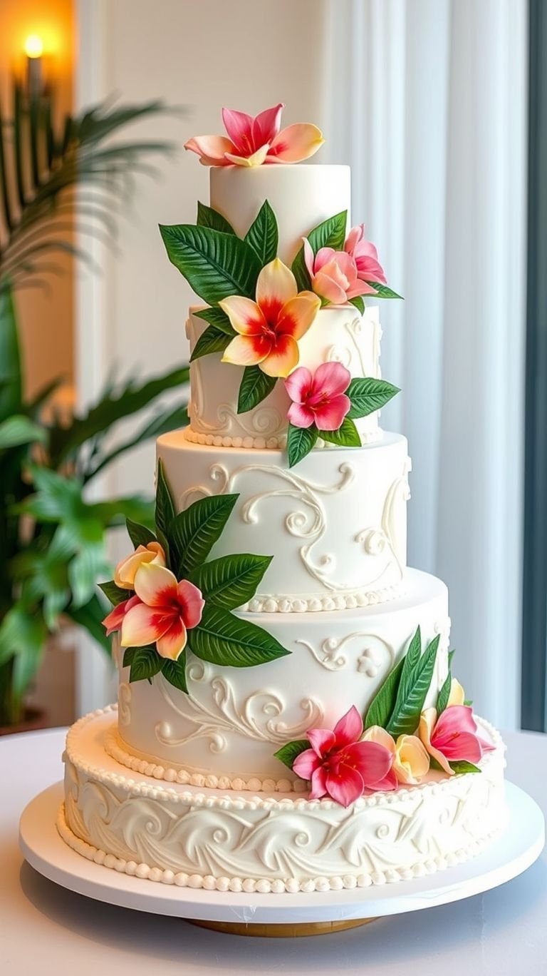 This cake is giving "unbothered, moisturized, happy, in my lane, focused, flourishing." These are the wedding cake ideas for a truly relaxed and joyful celebration.