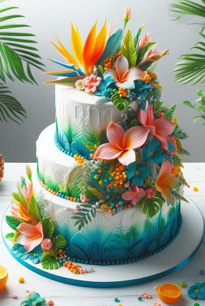 Somewhere between classic and completely wild is where you find perfection. These stylish wedding cake ideas strike that beautiful balance.