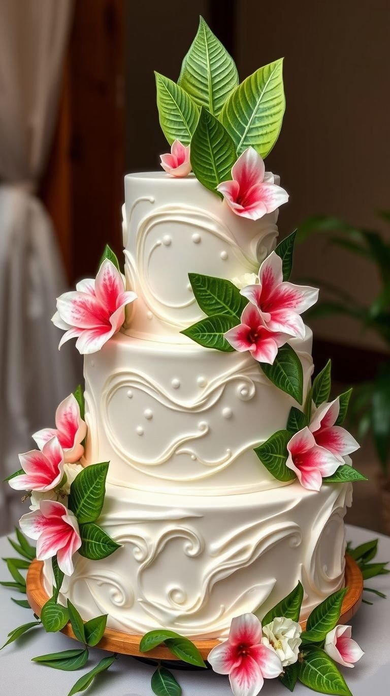 If sunshine and happiness were a dessert, this would be it. Add these cheerful wedding cake ideas to your board for an instant mood boost.