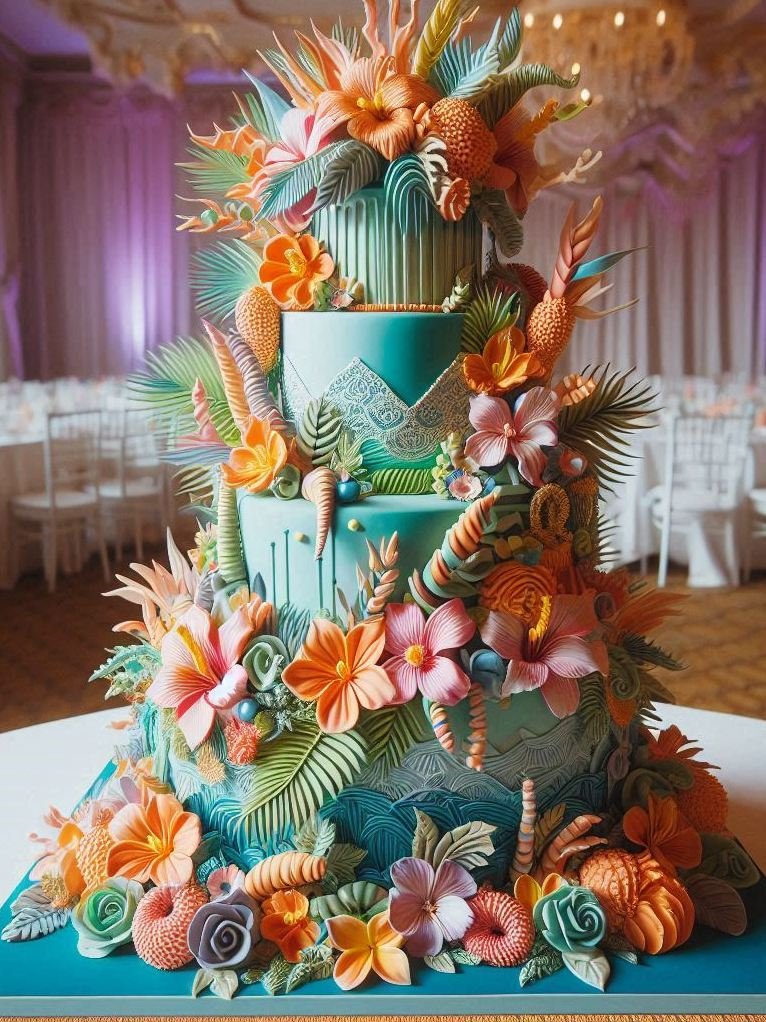 This is the kind of cake that makes your guests pull out their phones before the happy couple even enters the room. These are truly picture-perfect wedding cake ideas.