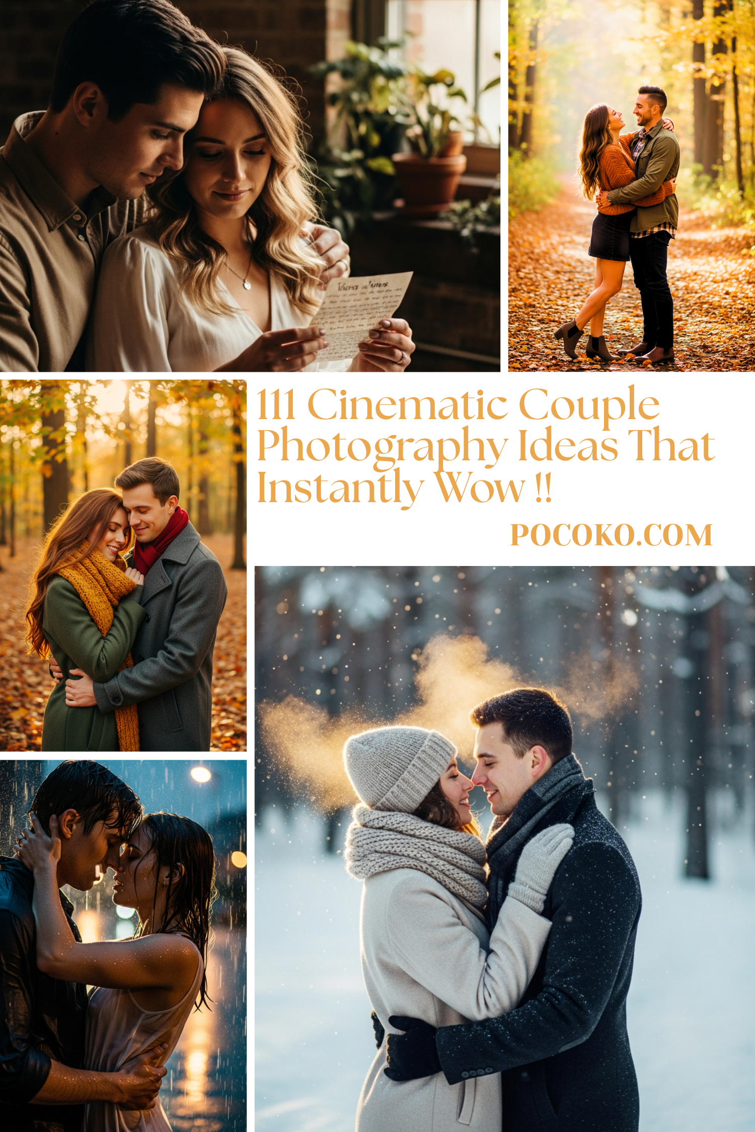 111 Cinematic Couple Photography Ideas That Instantly Wow | Pocoko Discover 111 Cinematic Couple Photography Ideas that make your story look like it belongs on the big screen. Love never looked this dazzling.