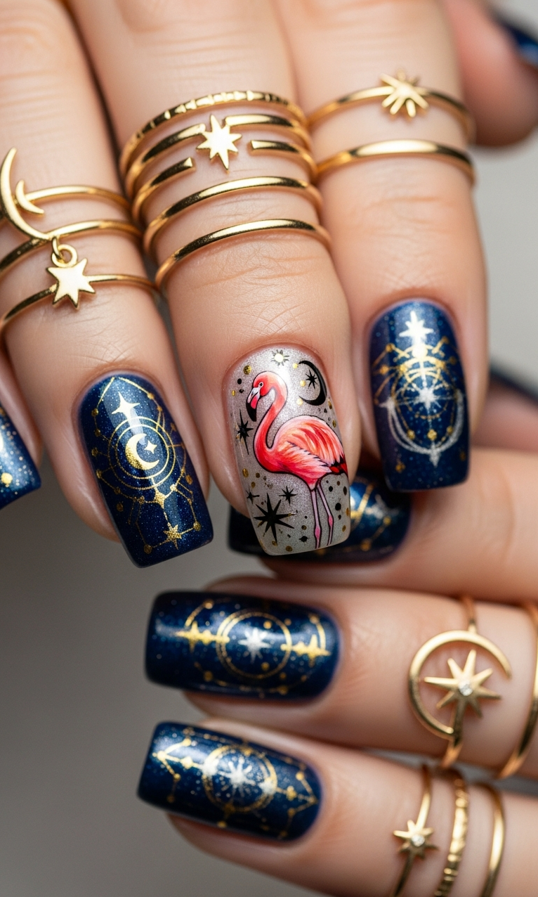 Flamingo Nailart Ideas 2026: 60+ Sensational Inspirations | Pocoko Flamingo Nailart Ideas 2026 makes pink playful yet powerful. A manicure that’s both fun and fashion‑forward.