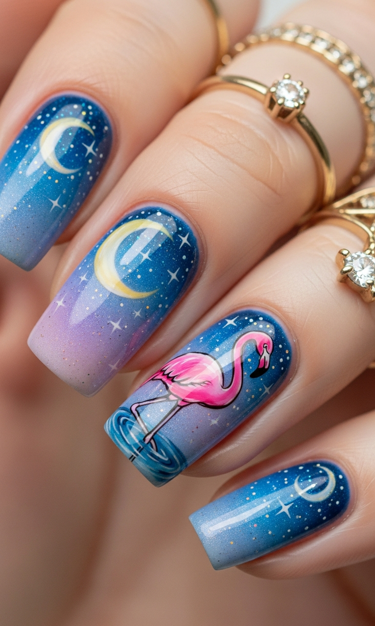 Flamingo Nailart Ideas 2026: 60+ Sensational Inspirations | Pocoko Flamingo Nailart Ideas 2026 blends bold hues with delicate artistry. Perfect for nails that want to shine with confidence.