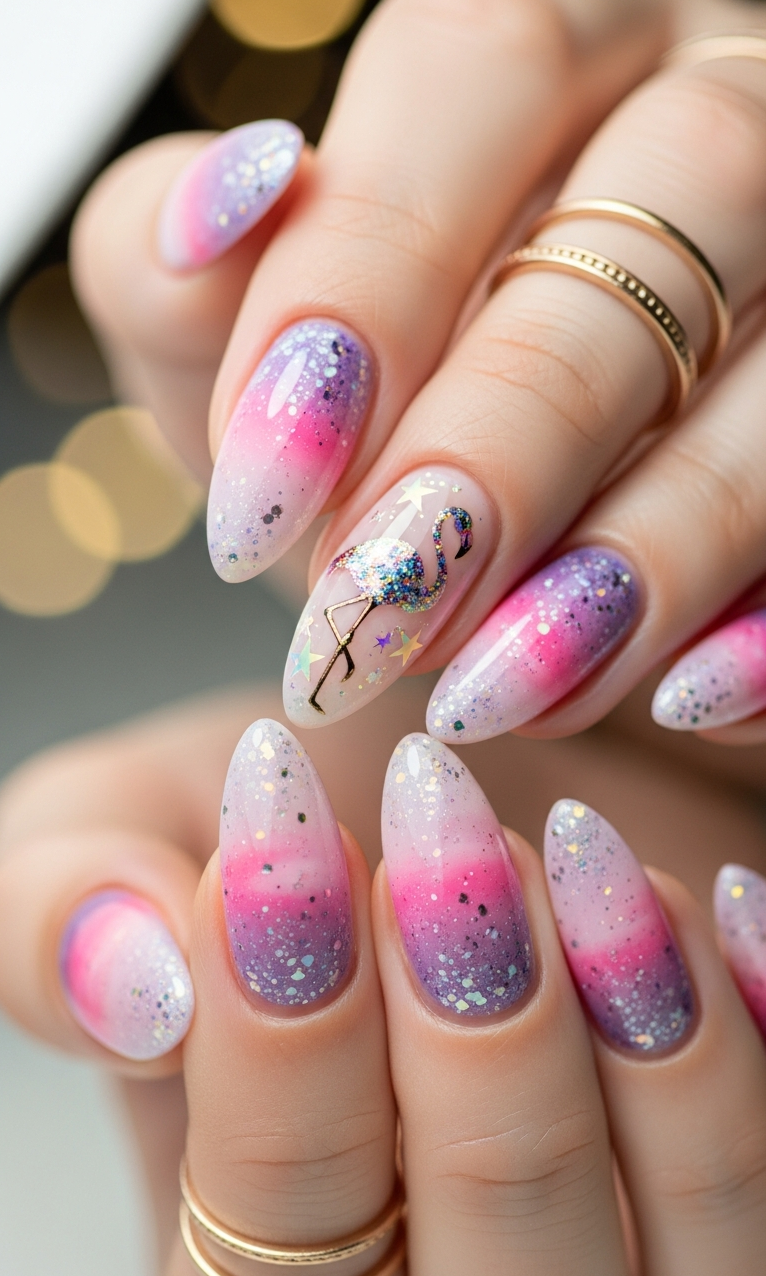 Flamingo Nailart Ideas 2026: 60+ Sensational Inspirations | Pocoko Flamingo Nailart Ideas 2026 is radiant charm at your fingertips. Perfect for nails that want to sparkle with joy.
