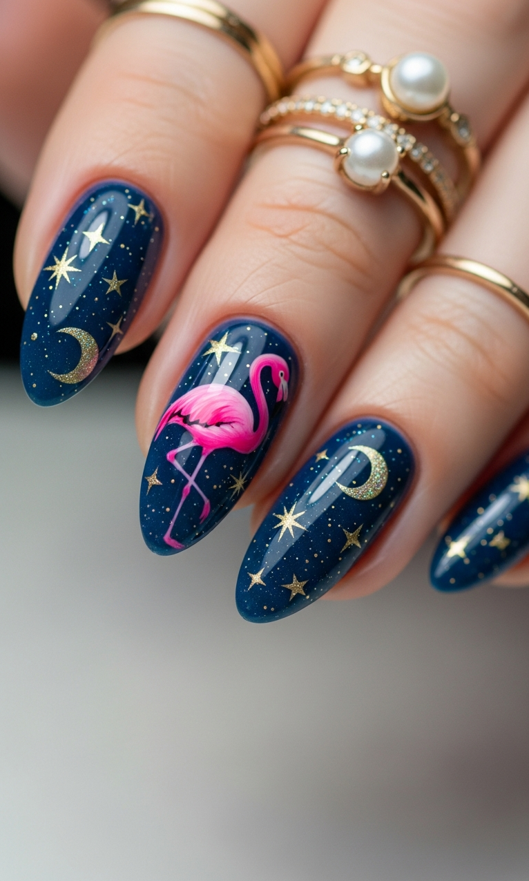 Flamingo Nailart Ideas 2026: 60+ Sensational Inspirations | Pocoko Flamingo Nailart Ideas 2026 blends tropical flair with modern polish. Perfect for nails that want to stand out with style.