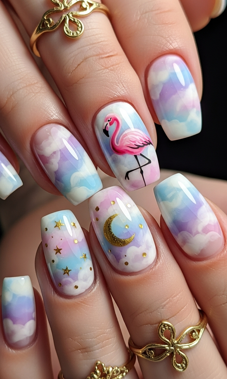 Flamingo Nailart Ideas 2026: 60+ Sensational Inspirations | Pocoko These flamingo designs feel fresh and fearless. The kind of manicure that makes you smile every time you text.
