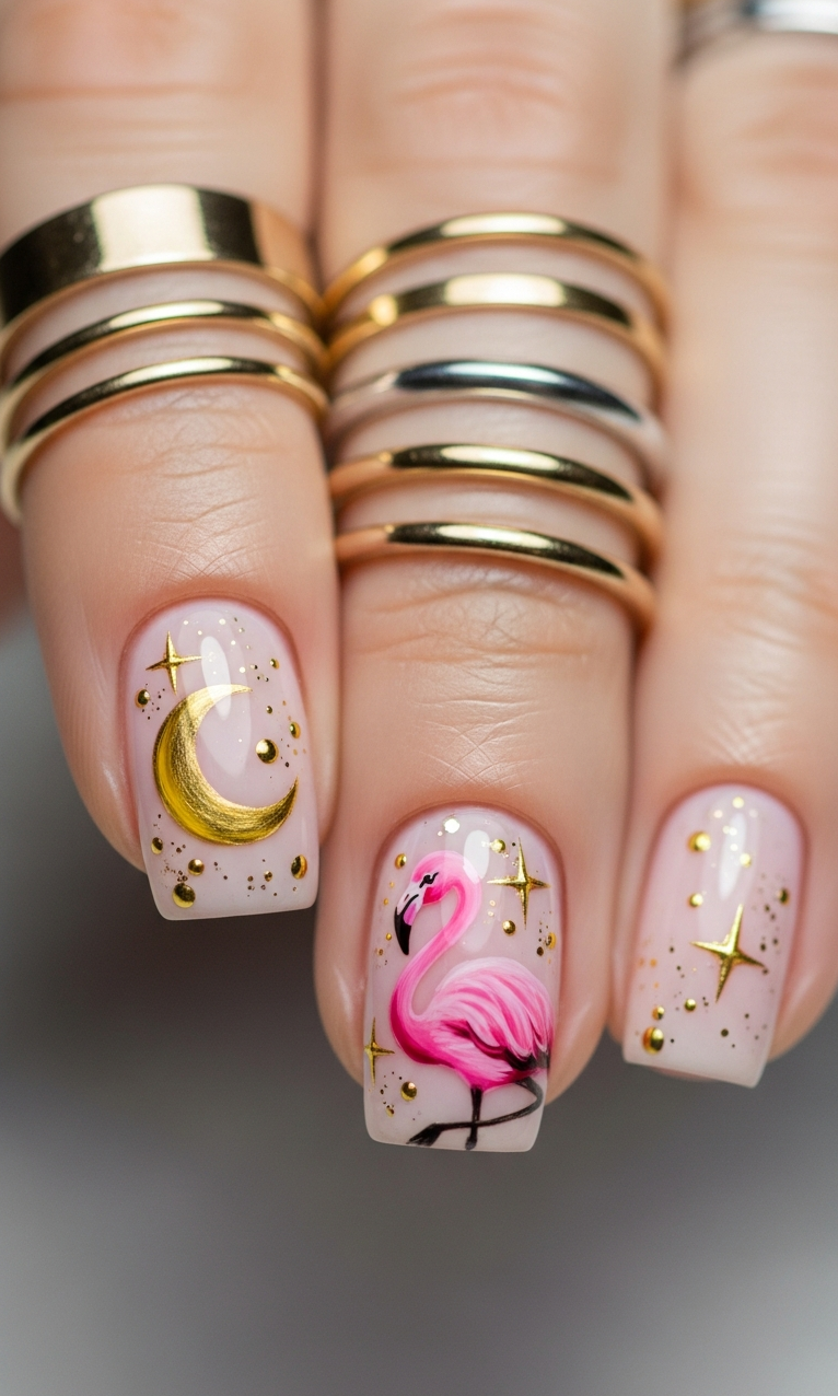 Flamingo Nailart Ideas 2026: 60+ Sensational Inspirations | Pocoko Flamingo Nailart Ideas 2026 makes every day feel like a vacation. Fresh, vibrant, and effortlessly chic.