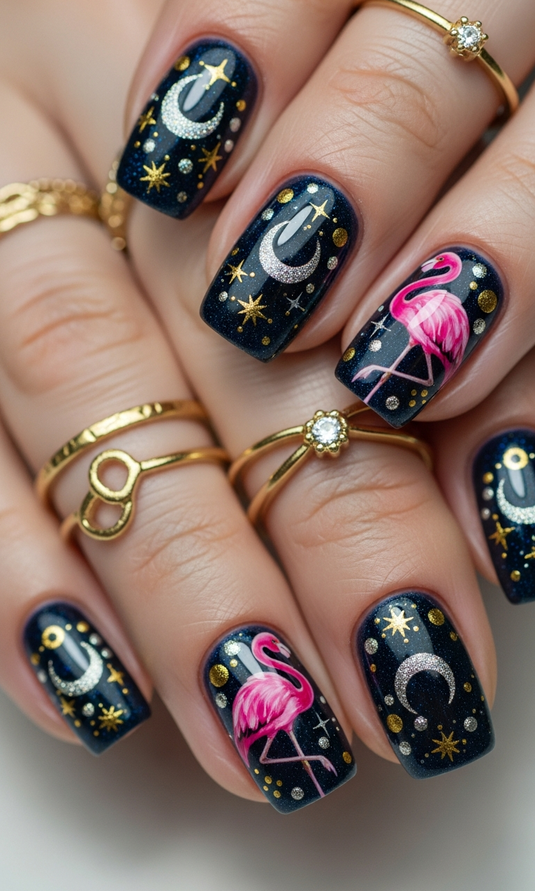 Flamingo Nailart Ideas 2026: 60+ Sensational Inspirations | Pocoko Flamingo Nailart Ideas 2026 is a burst of joy at your fingertips. Perfect for summer weddings, parties, or just everyday glam.