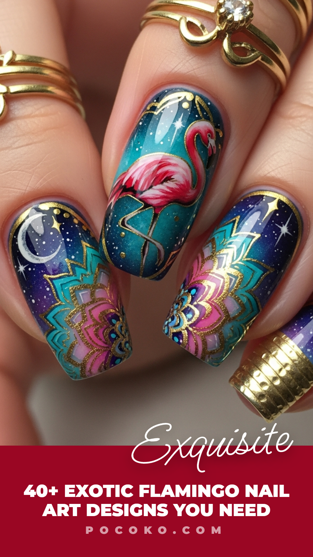 Flamingo Nailart Ideas 2026: 60+ Sensational Inspirations | Pocoko