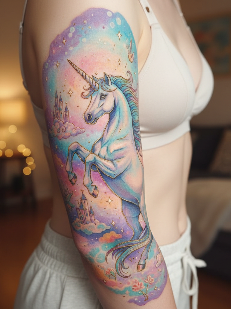 Magical Tattoos for Women: 45+ Enchanting Inspirations | Pocoko This isn’t just cute ink, it’s a statement. A hand unicorn tattoo blends softness with strength in the most unexpected way.