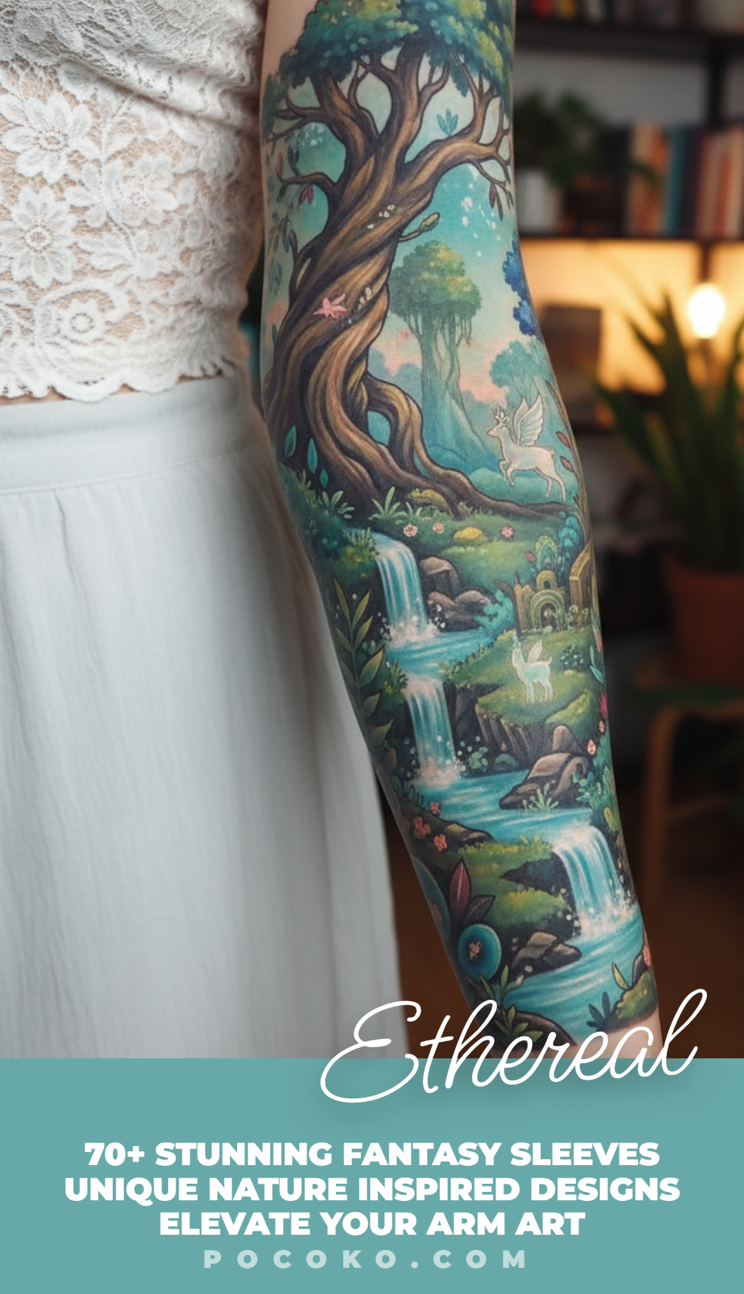 There’s elegance in a tattoo that feels enchanted. Not loud, not flashy, just softly spellbinding.