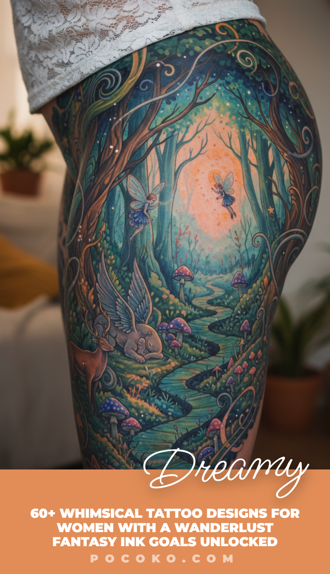 Magical Tattoos for Women: 45+ Enchanting Inspirations | Pocoko A magical tattoo is more than art, it’s atmosphere. It carries mood, memory, and meaning all at once.