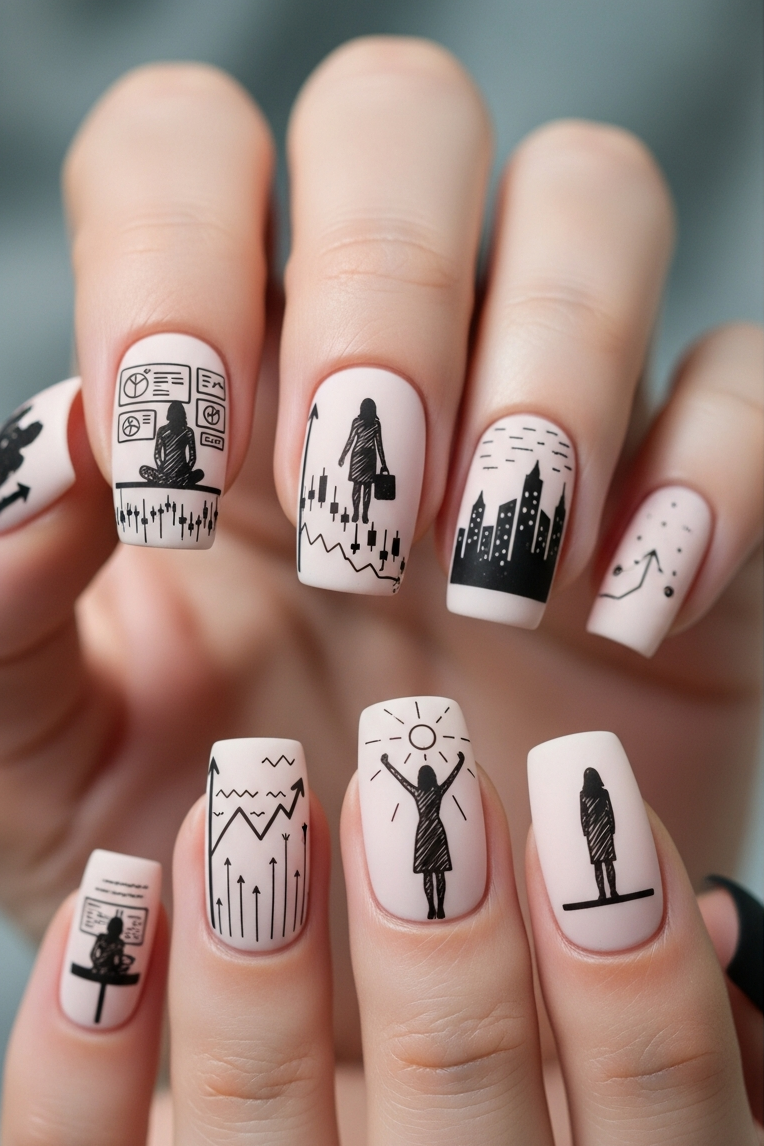 Nude Colors – Corporate Inspired Nail Art that proves subtlety can be powerful. Every polished detail whispers confidence with effortless charm.