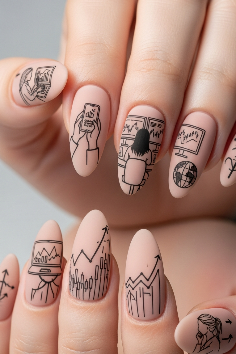 From boardroom meetings to evening dinners, Nude Colors – Corporate Inspired Nail Art keeps your look sleek, versatile, and undeniably chic.