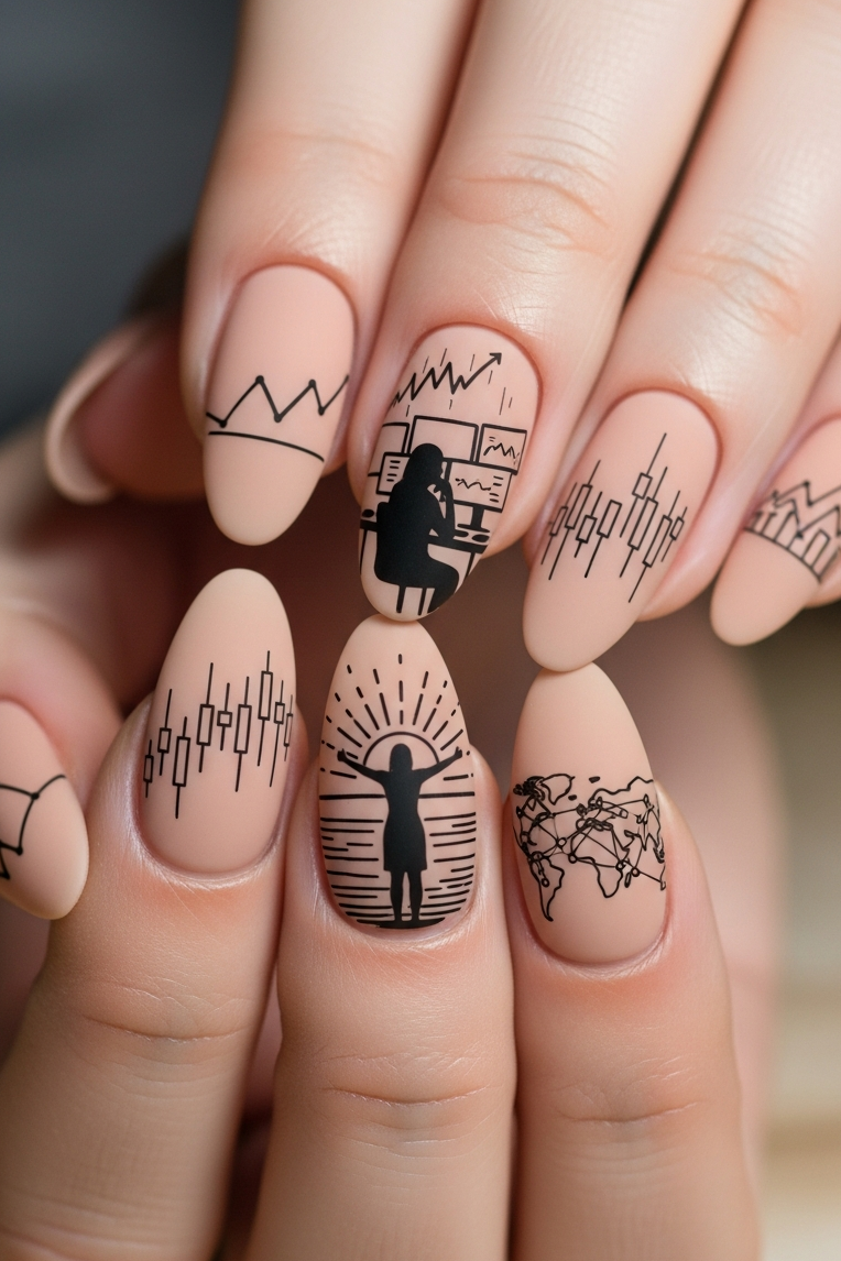 Nude Colors – Corporate Inspired Nail Art that blends timeless elegance with modern professionalism. Because sometimes less really is more.