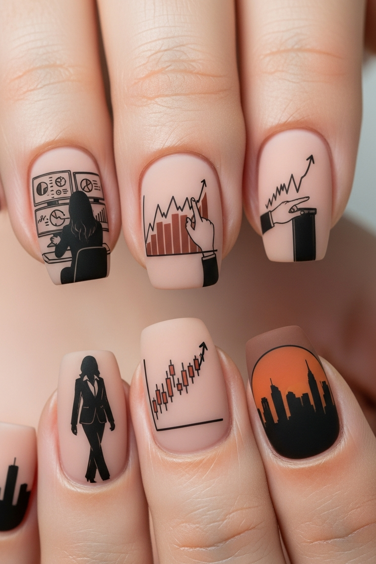 Nude Colors – Corporate Inspired Nail Art that celebrates simplicity without sacrificing style. Perfect for nails that mean business while staying graceful.