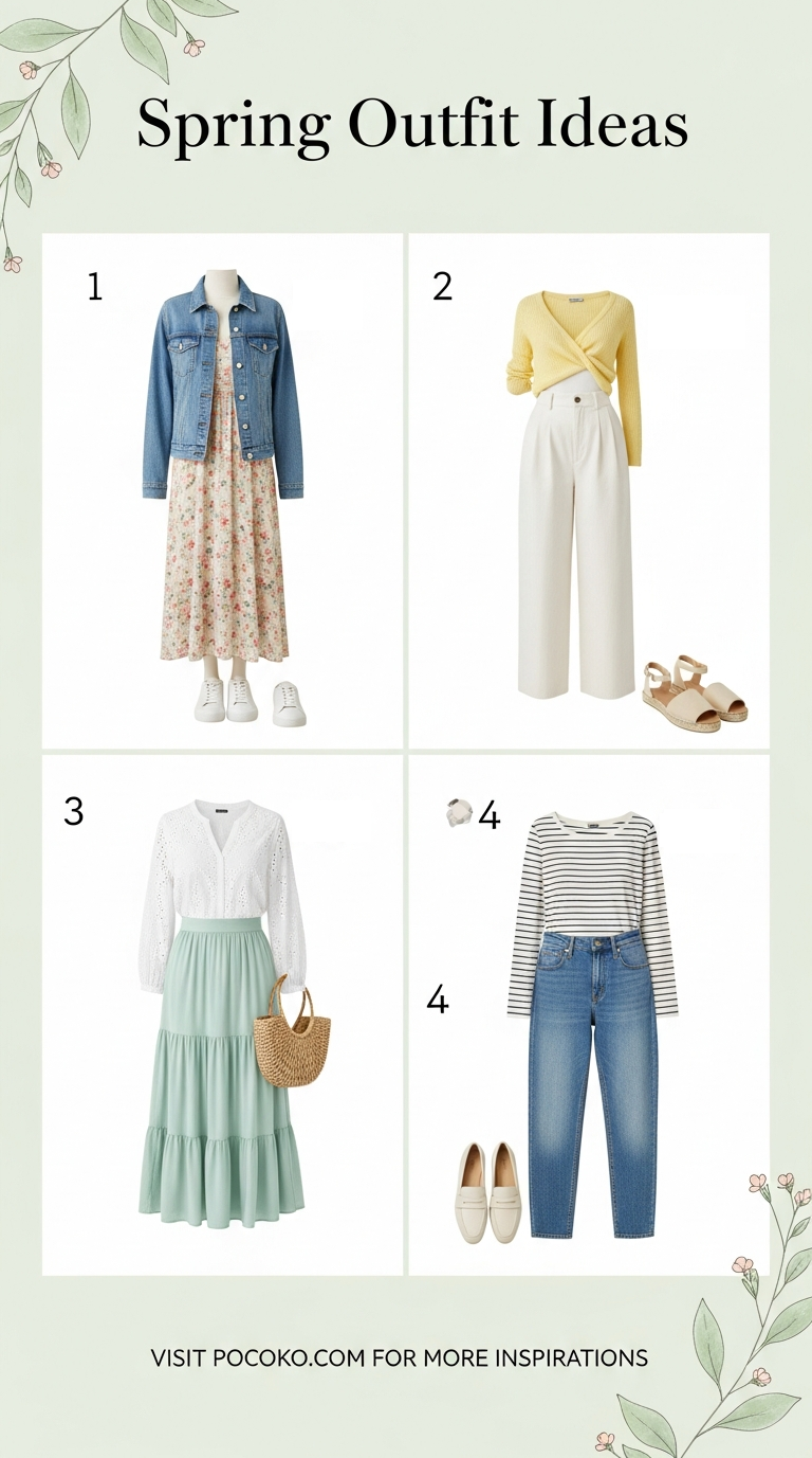 These looks are perfect for unpredictable spring days. Flexible, stylish, and ready for anything.