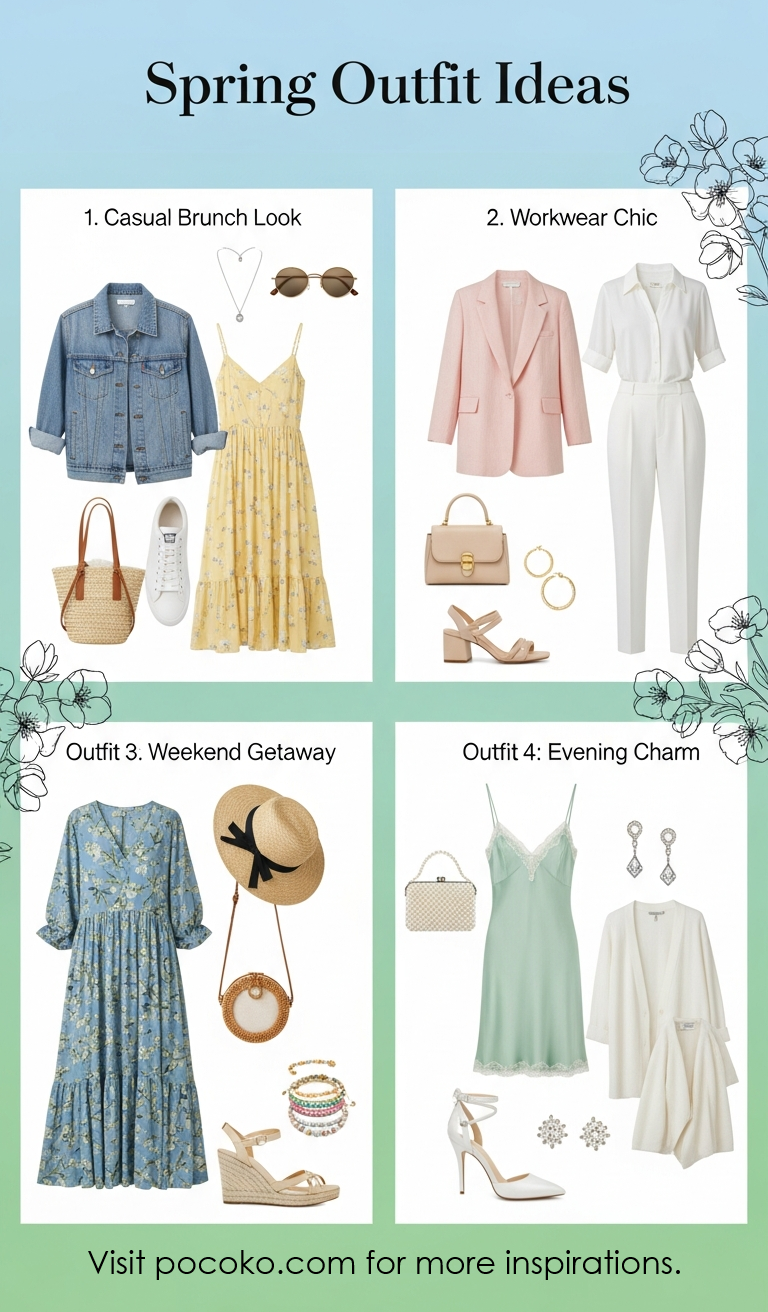 These spring styles feel fresh without feeling new-for-the-sake-of-new. Timeless pieces, styled smarter.