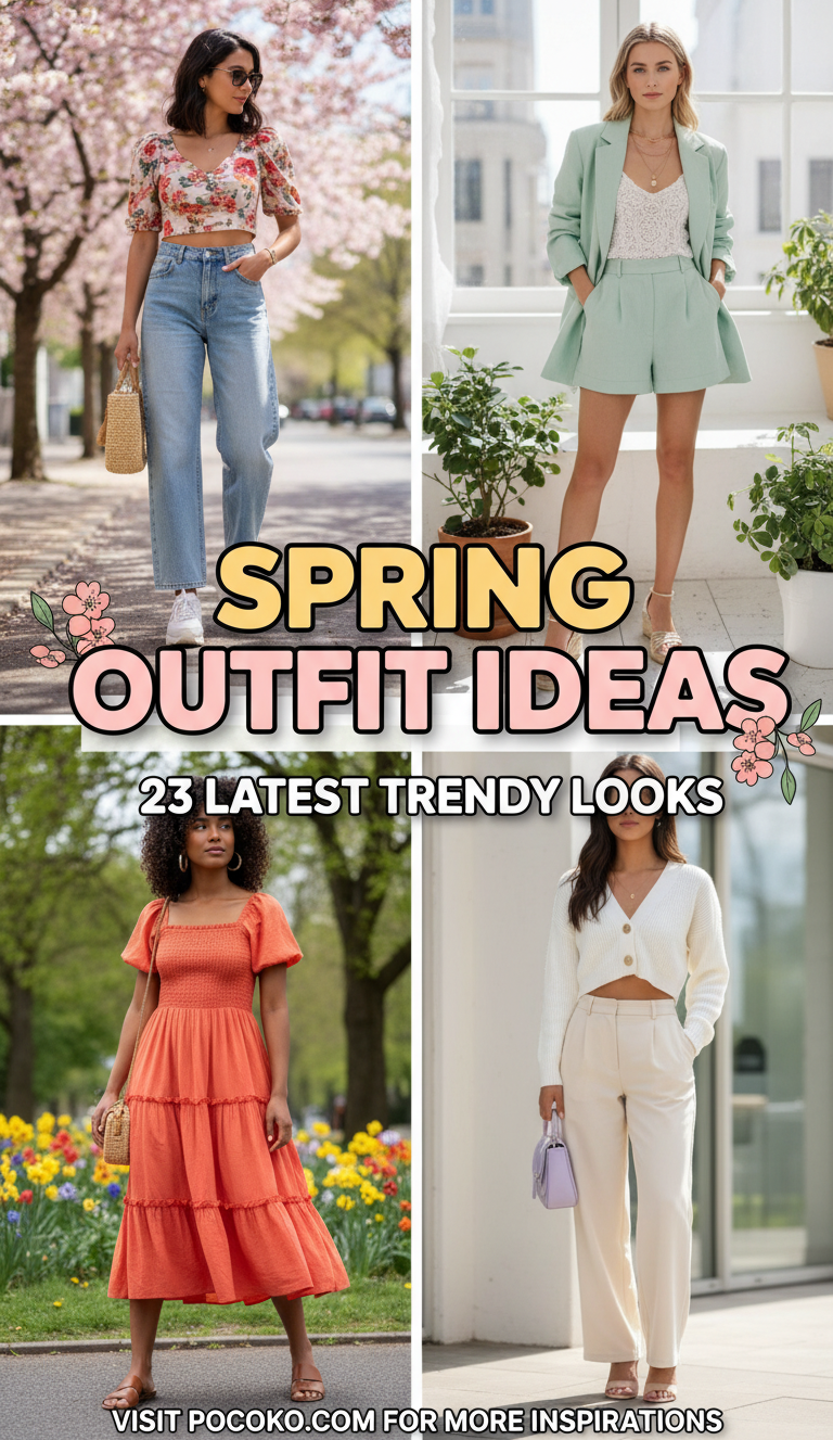 2026 spring outfits are designed for real movement. Walks, plans, changes, and everything in between.