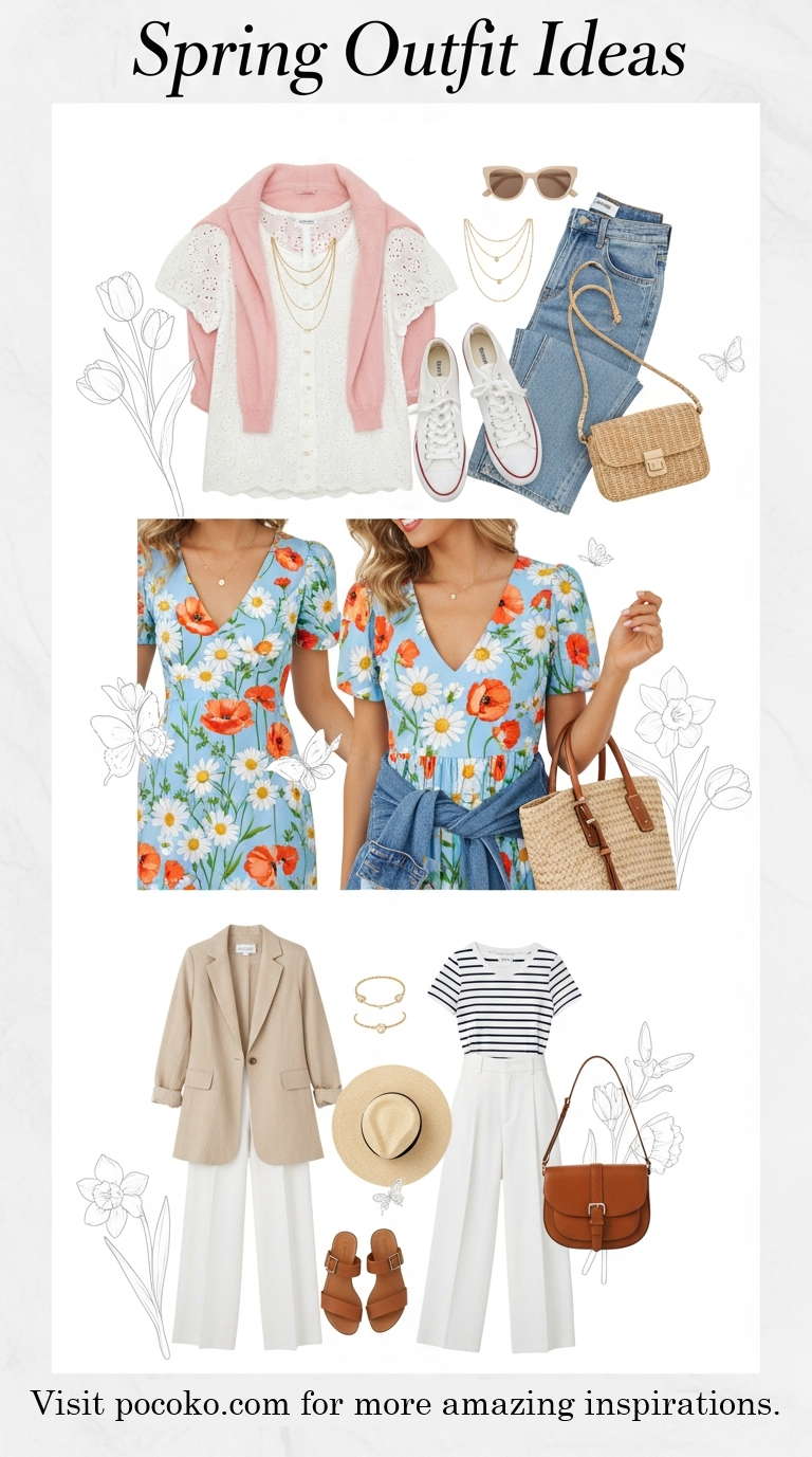 These outfit inspirations are made for longer days and lighter moods. Effortless style with room to breathe.