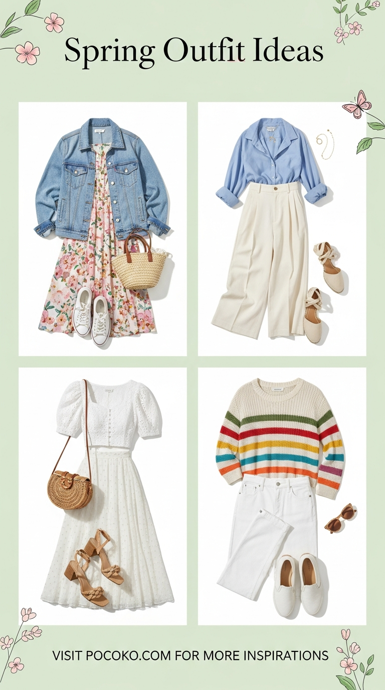 2026 spring outfits feel natural and confident. Like your wardrobe finally caught up with your lifestyle.